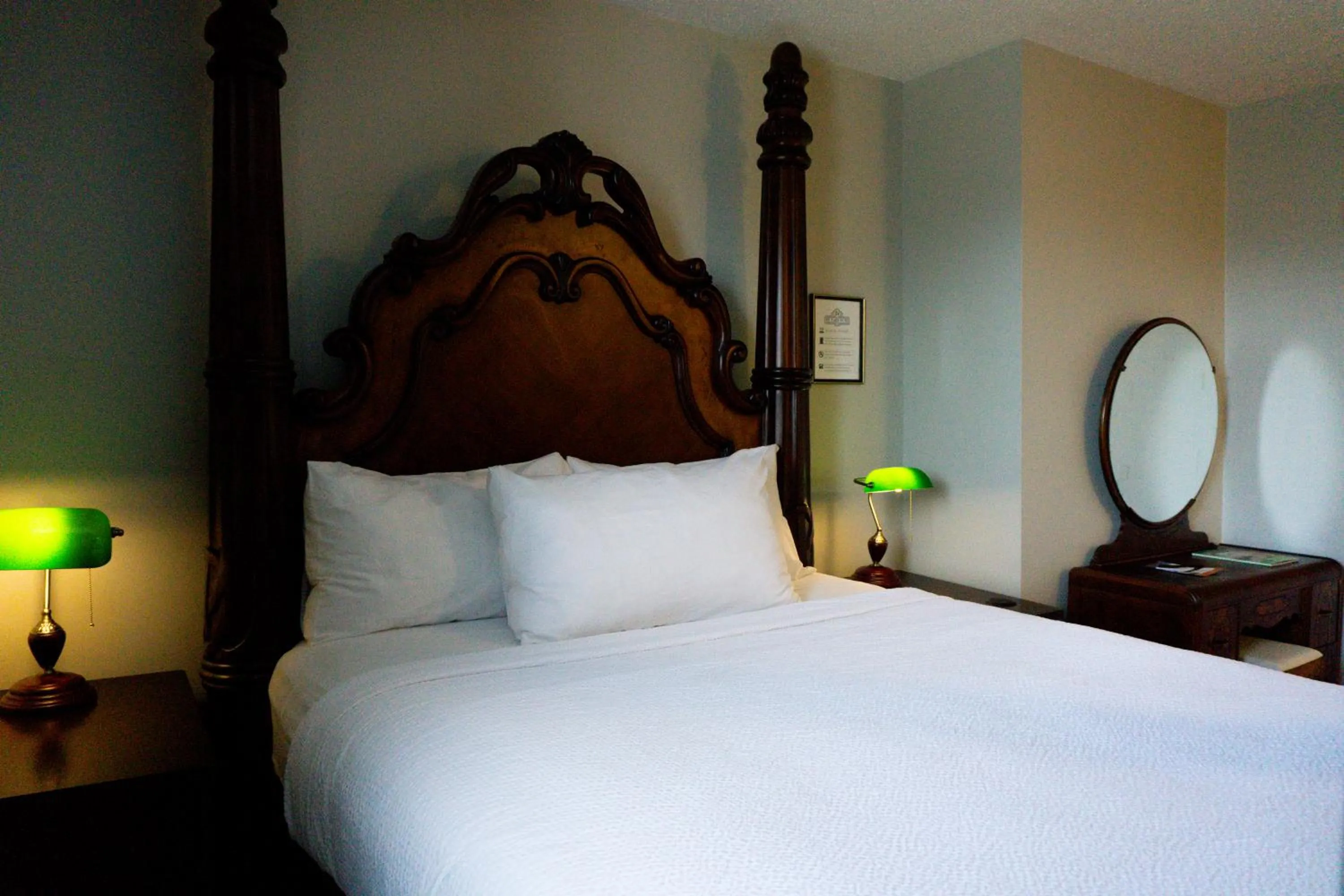 Bed in The Baker Hotel