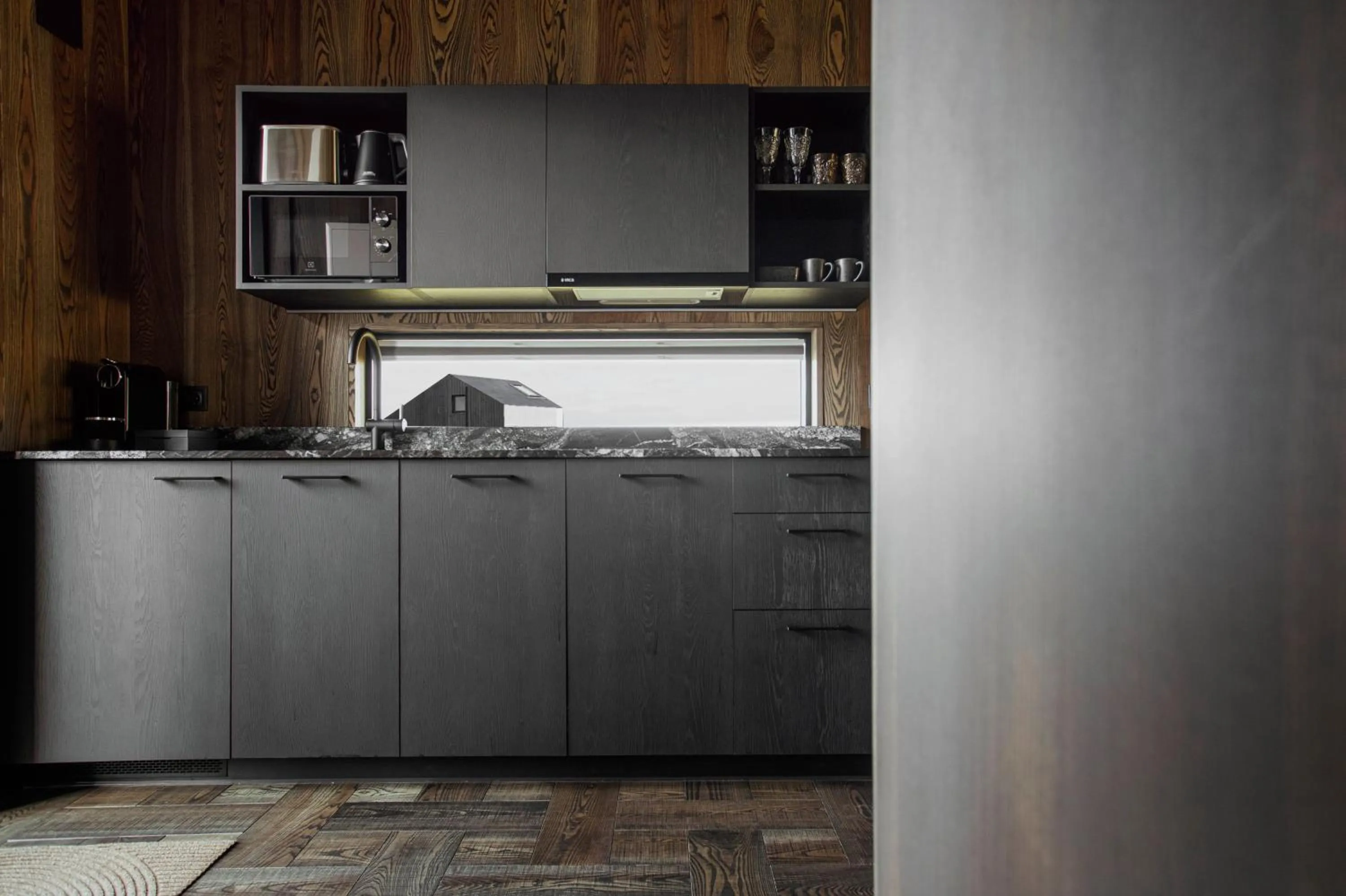 Kitchen or kitchenette in Seljalandsfoss Horizons