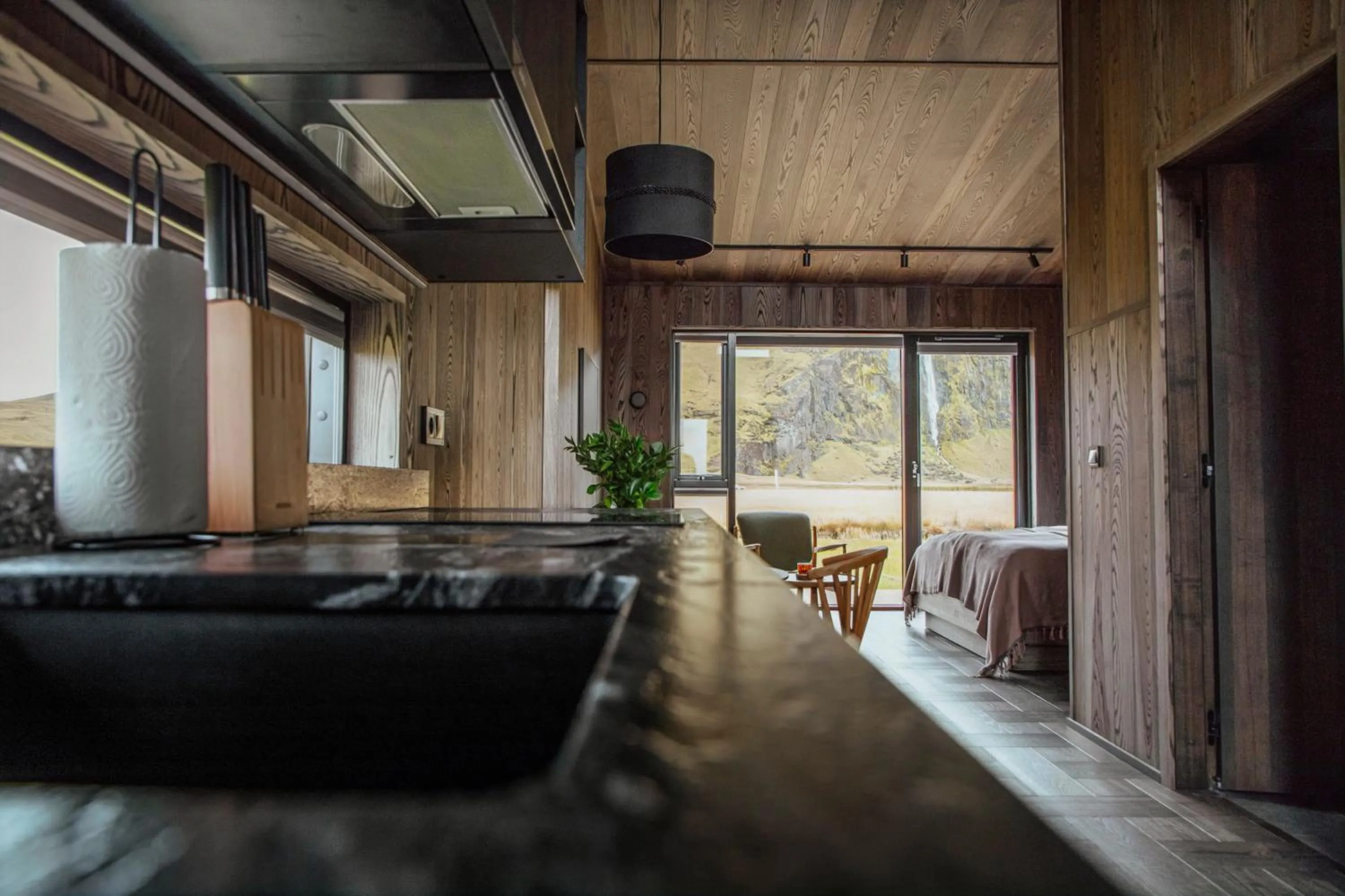 Kitchen or kitchenette in Seljalandsfoss Horizons