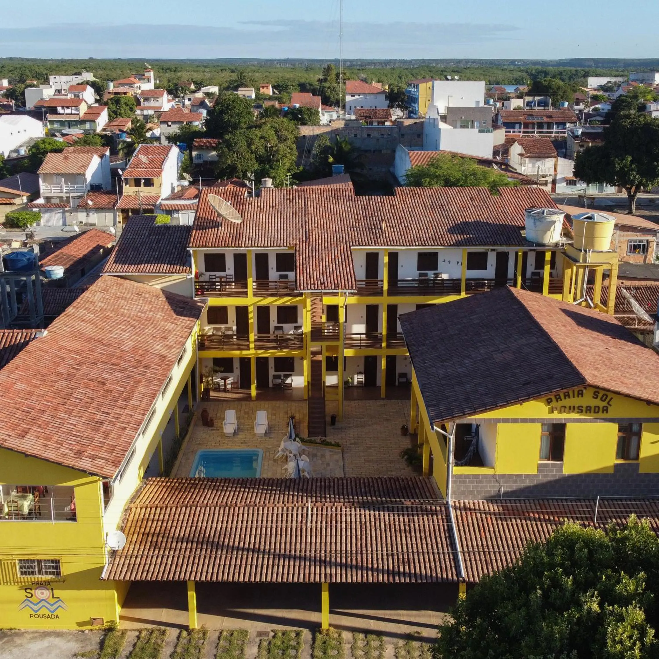 Bird's eye view in Praia Sol Pousada