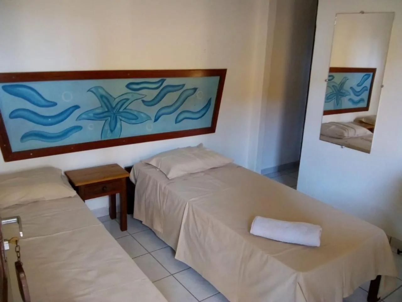 Bed in Praia Sol Pousada