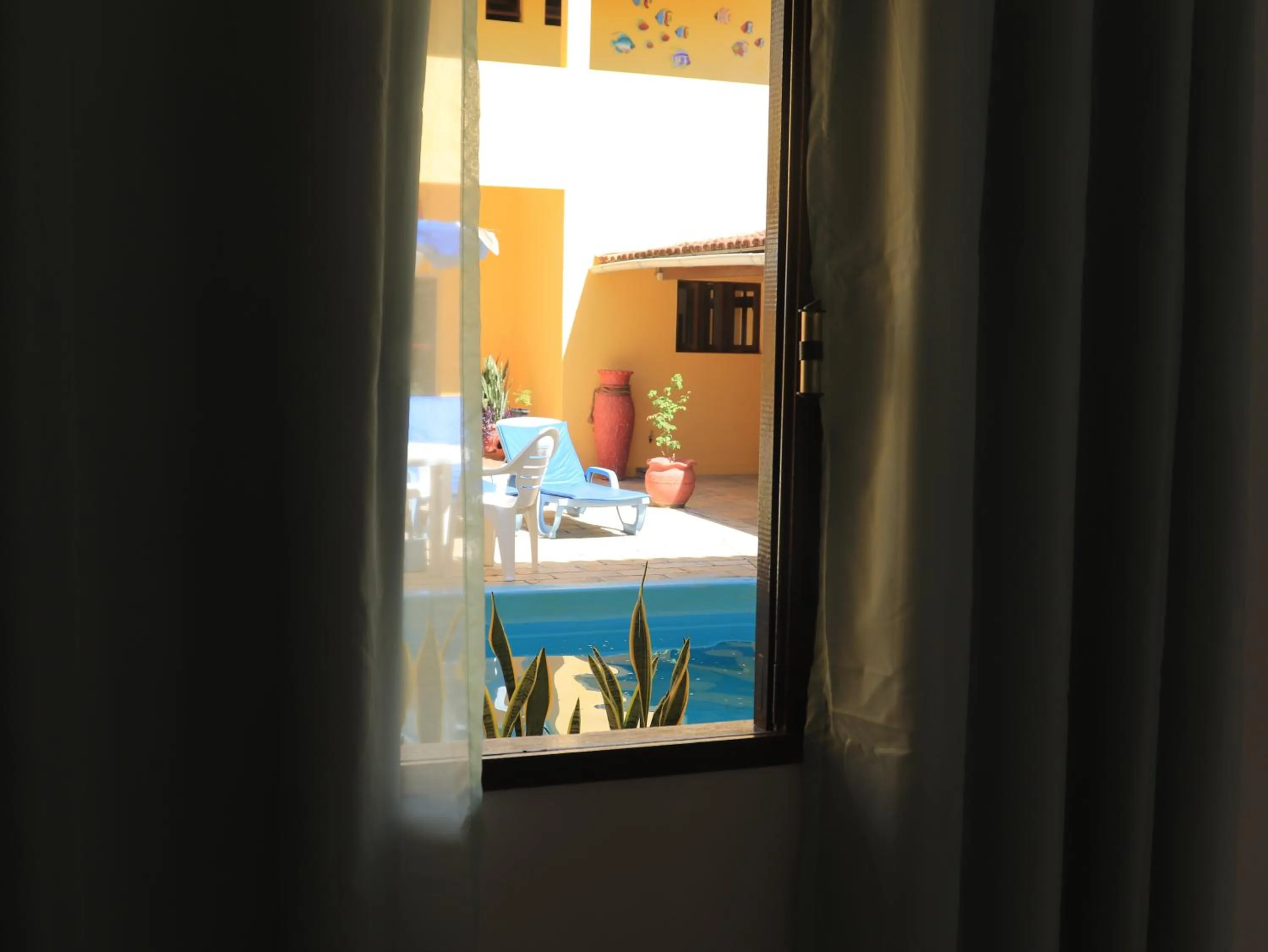 Pool view in Praia Sol Pousada