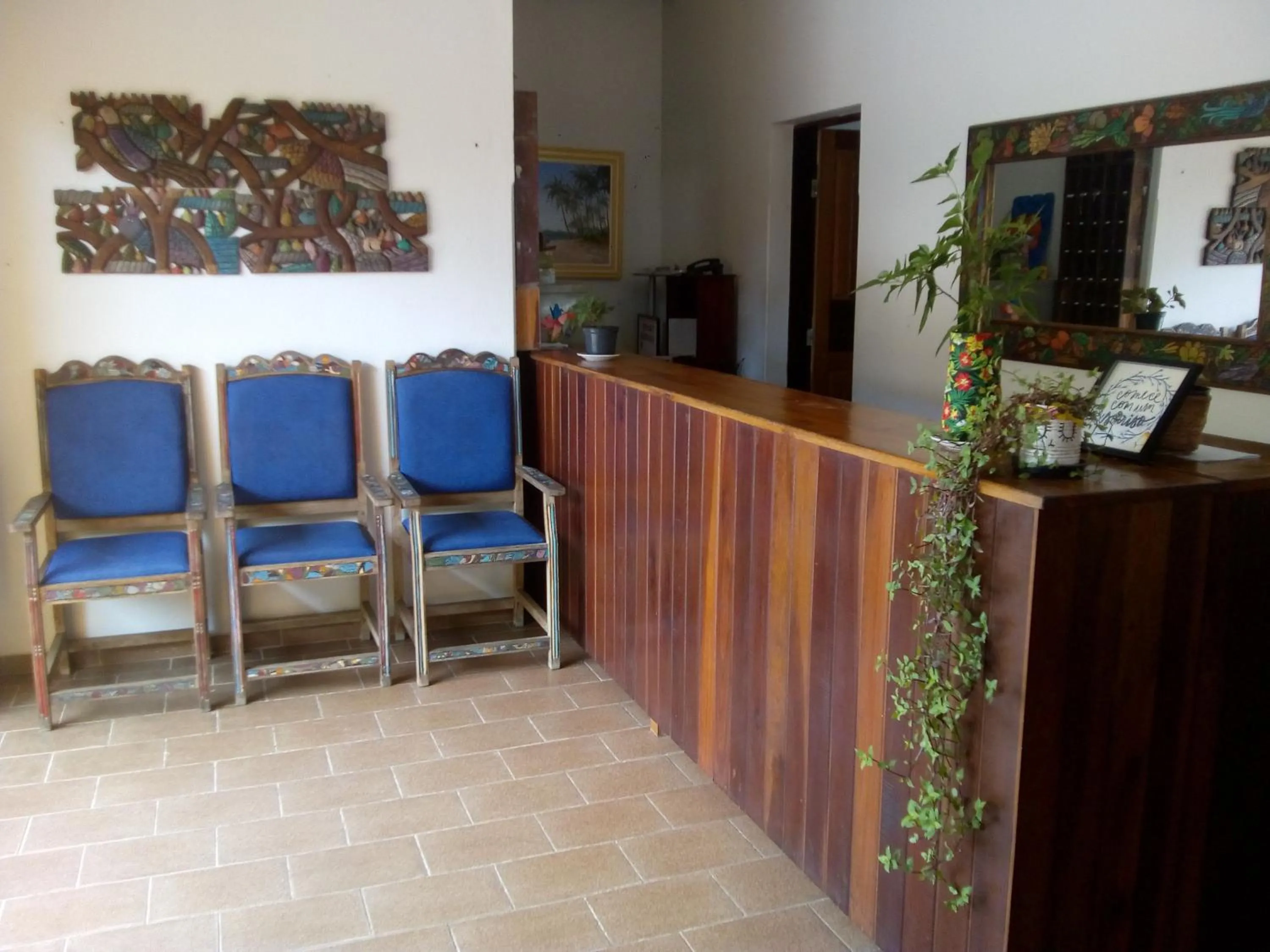 Lobby or reception in Praia Sol Pousada