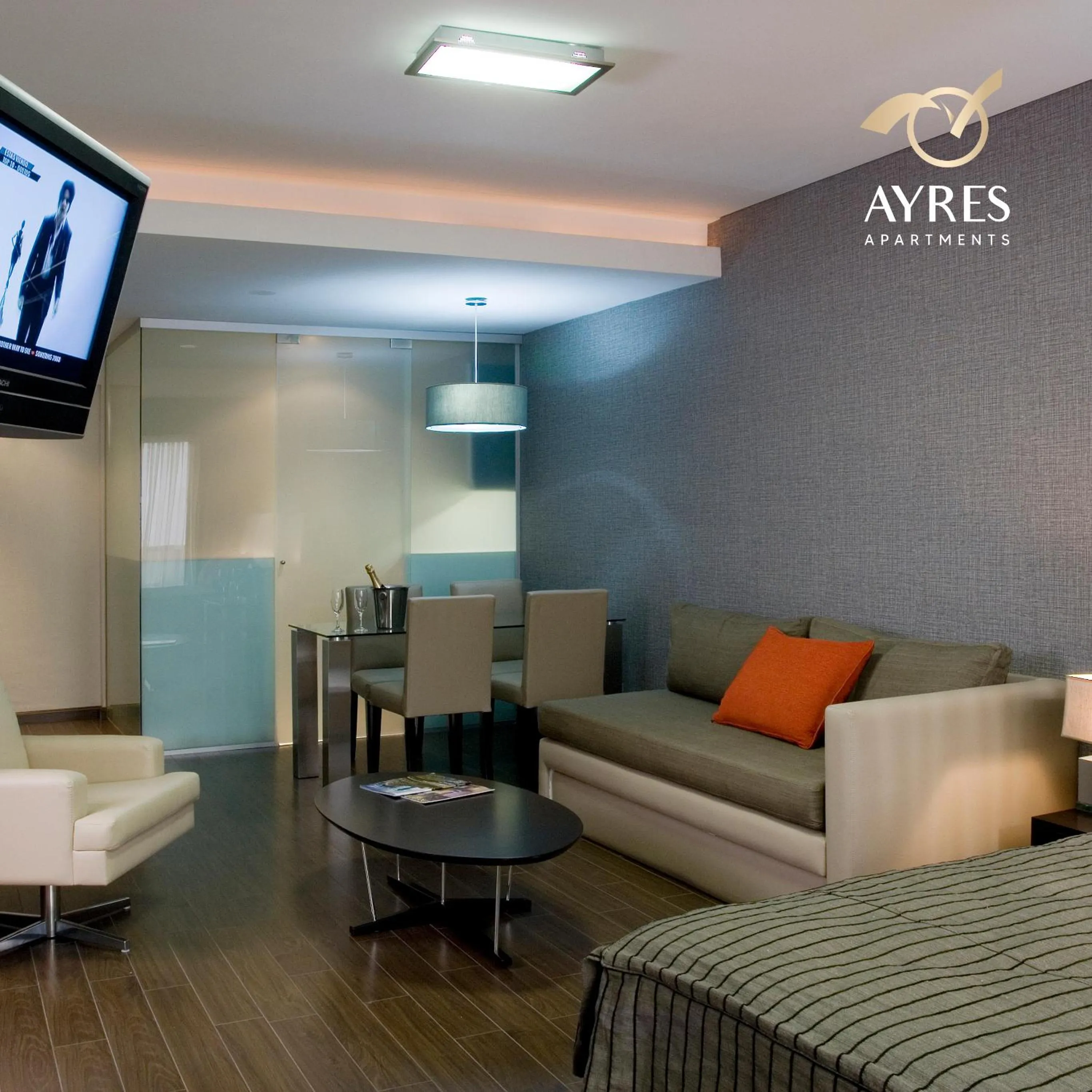 TV and multimedia in Ayres Apartments Recoleta - Guido 1980