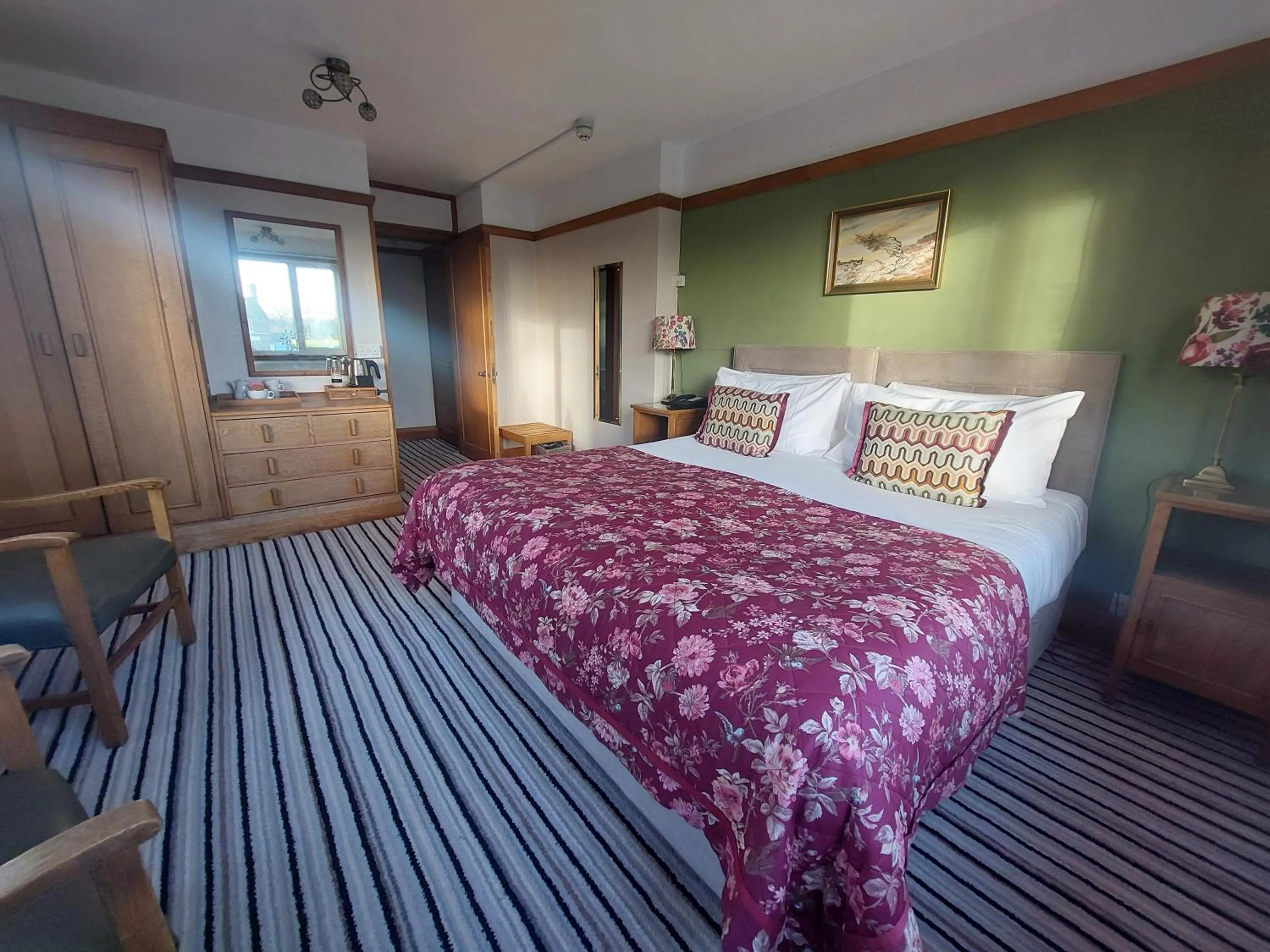 Bed in The Inn on the Moor Hotel