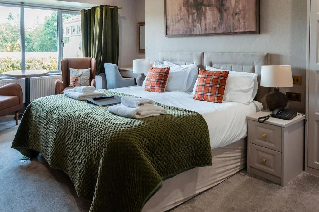 Bed in The Inn on the Moor Hotel