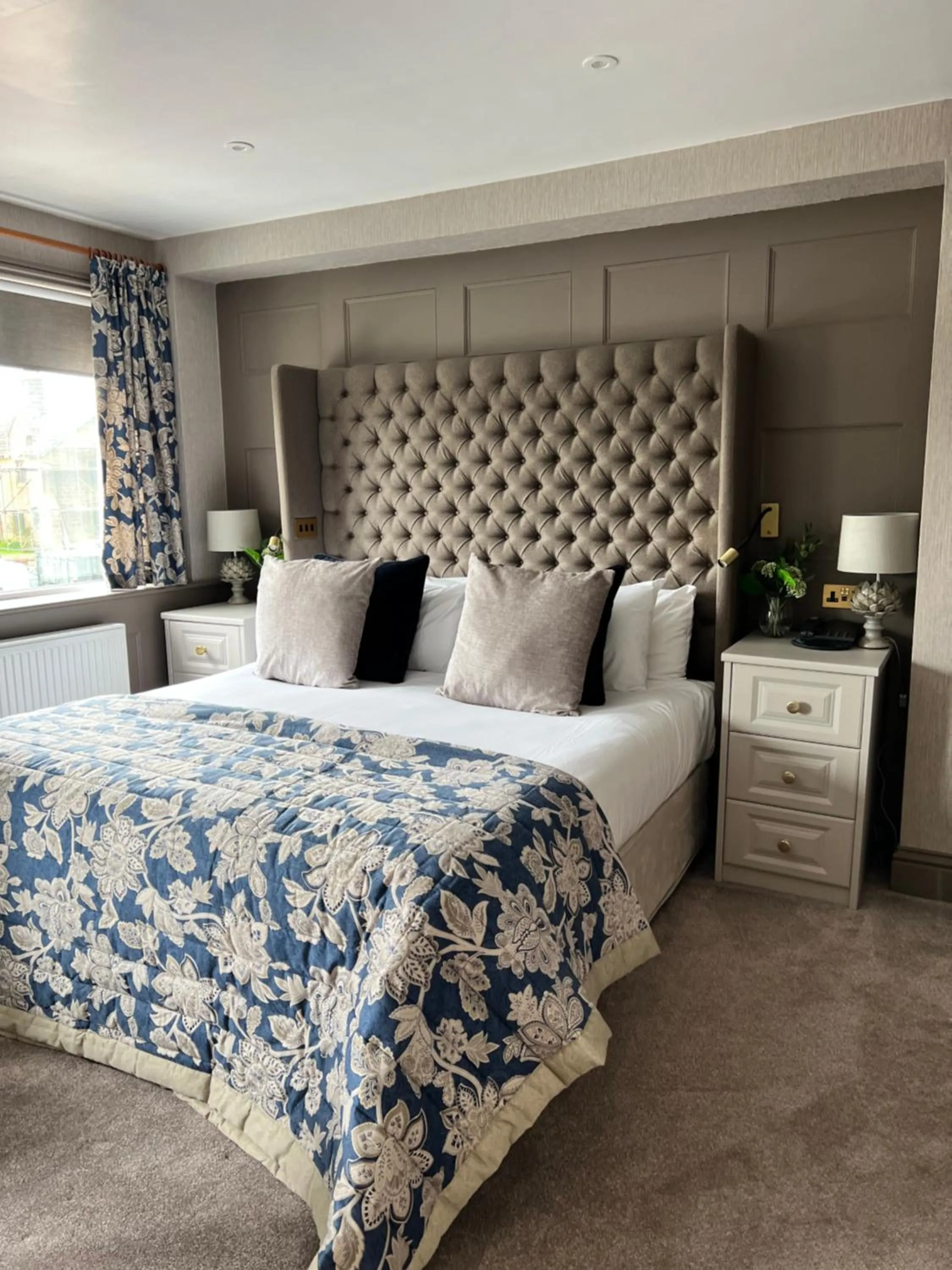 Bed in The Inn on the Moor Hotel