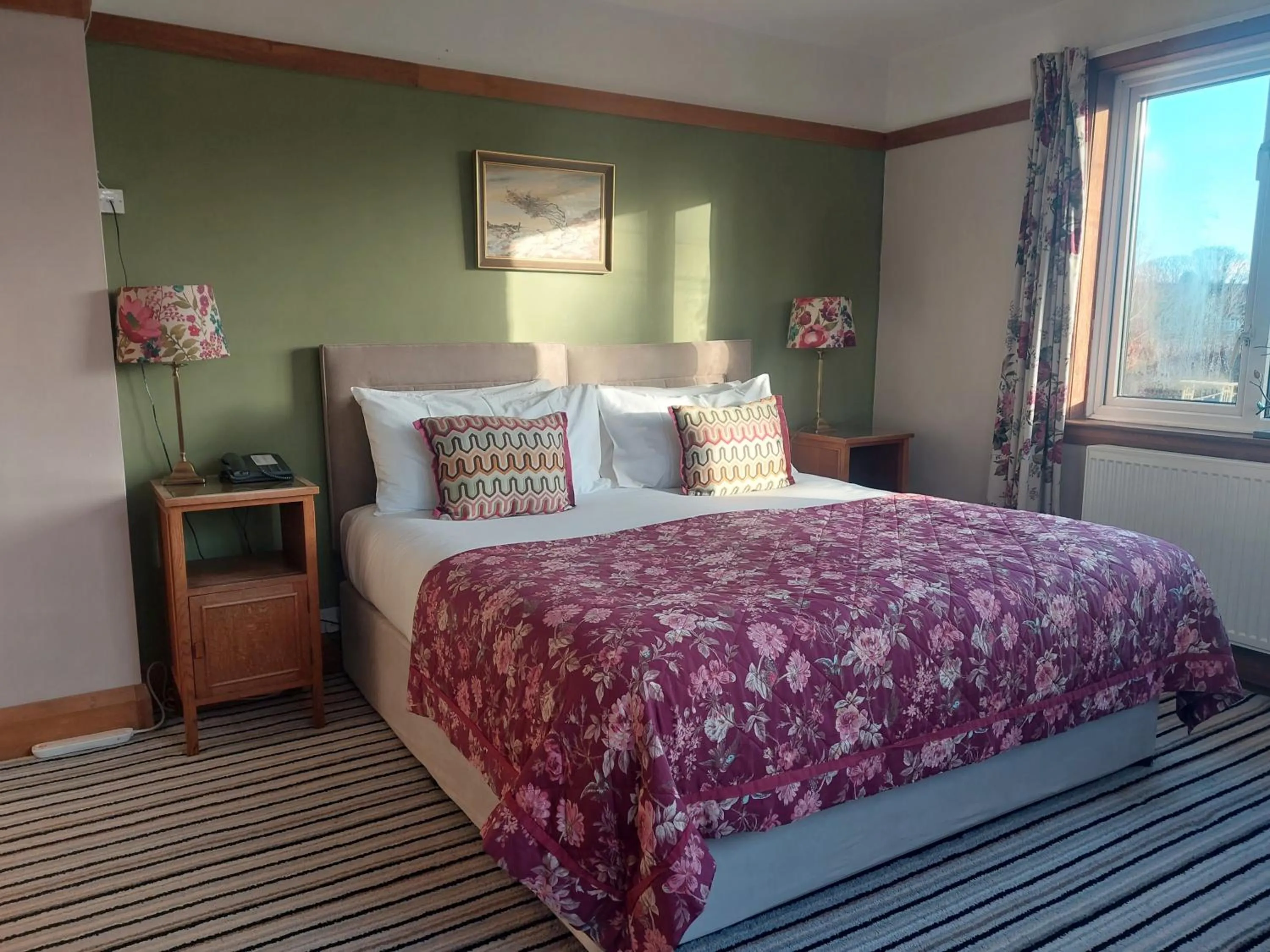 Bed in The Inn on the Moor Hotel