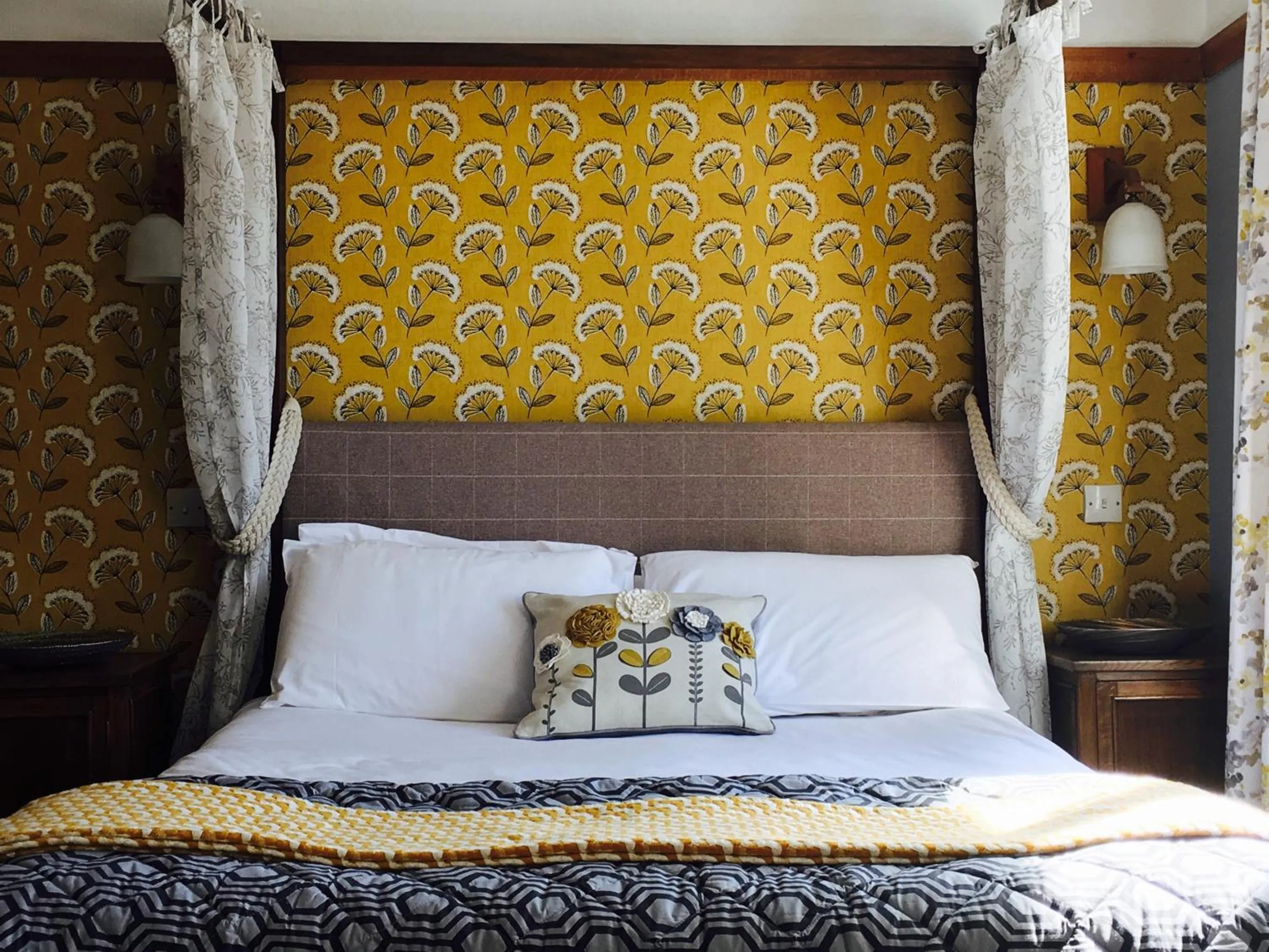 Bed in The Inn on the Moor Hotel