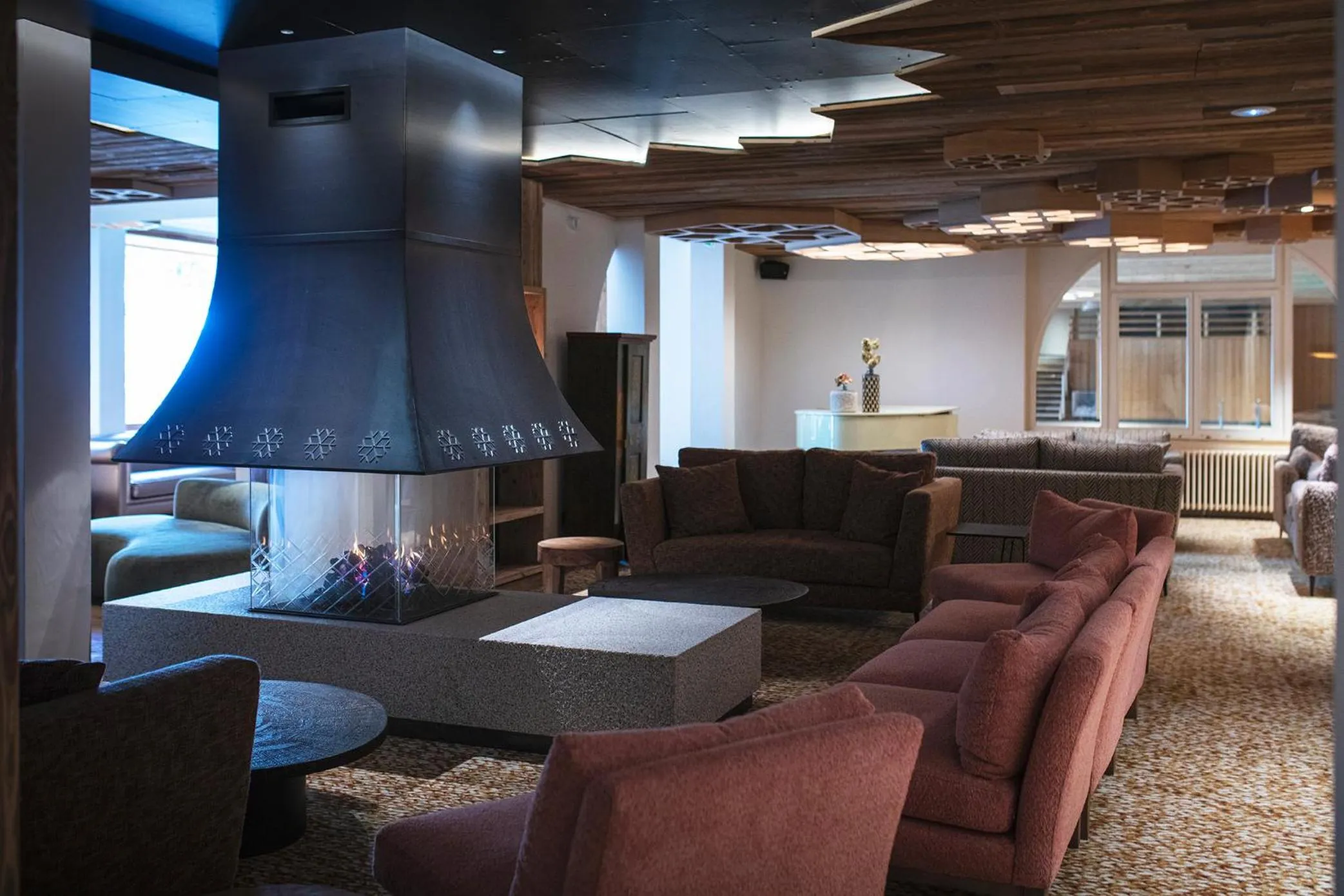 Communal lounge/ TV room in Hotel Beauregard