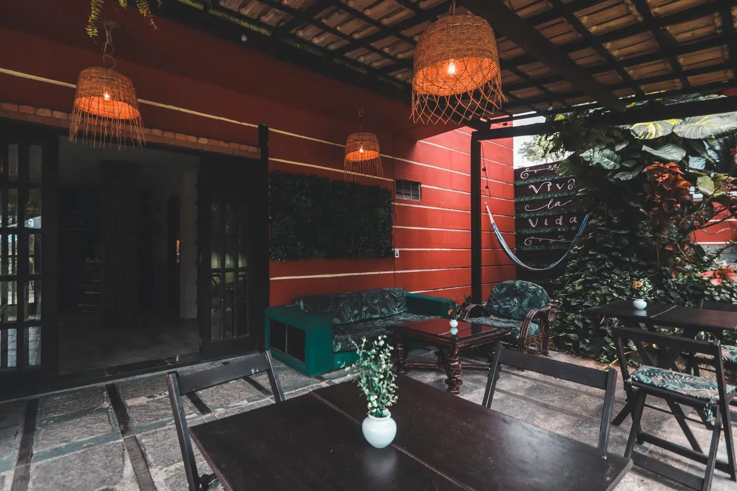 Seating area in Bacana Hotel Boutique