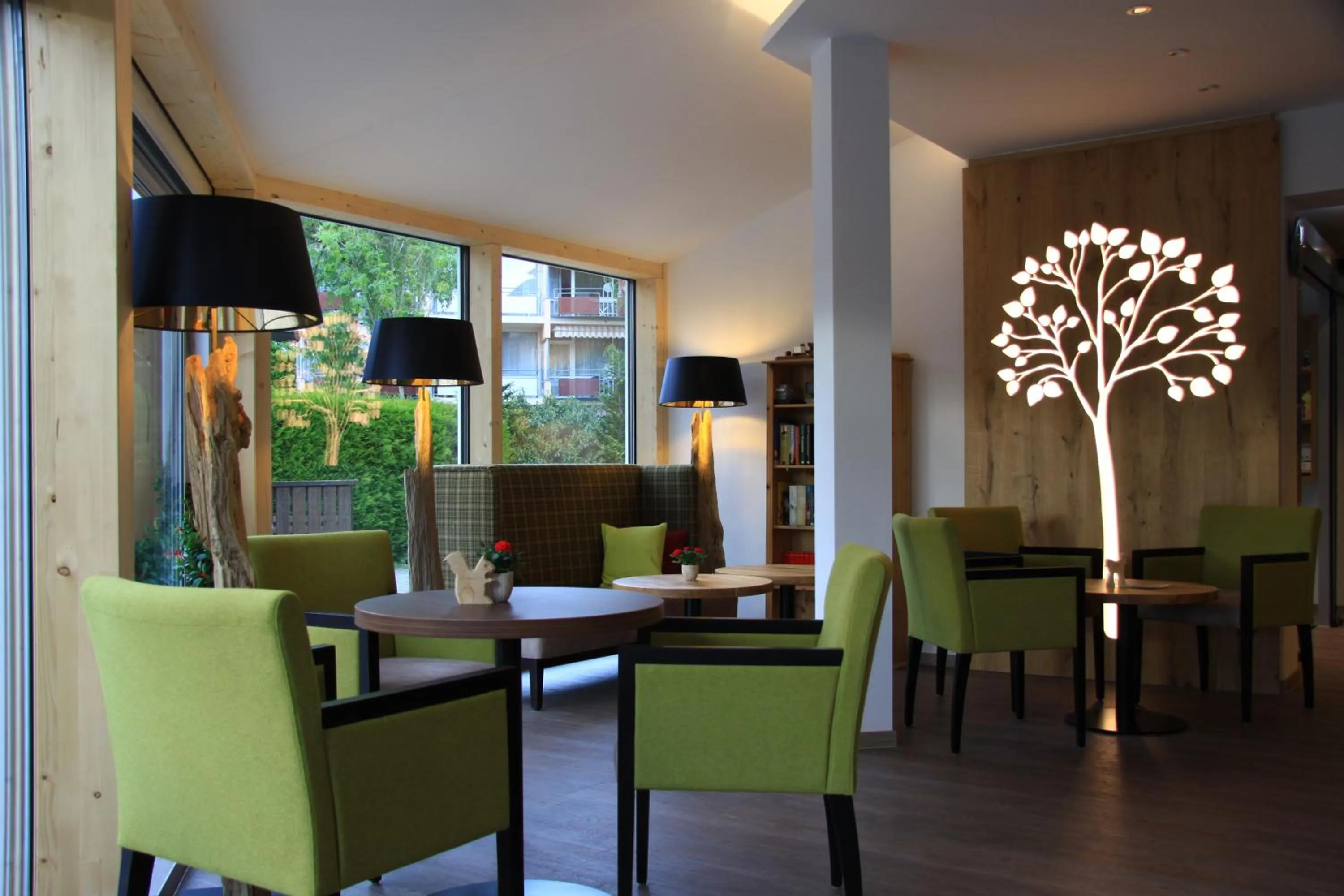 Lobby or reception in Hotel Garni Vier Jahreszeiten