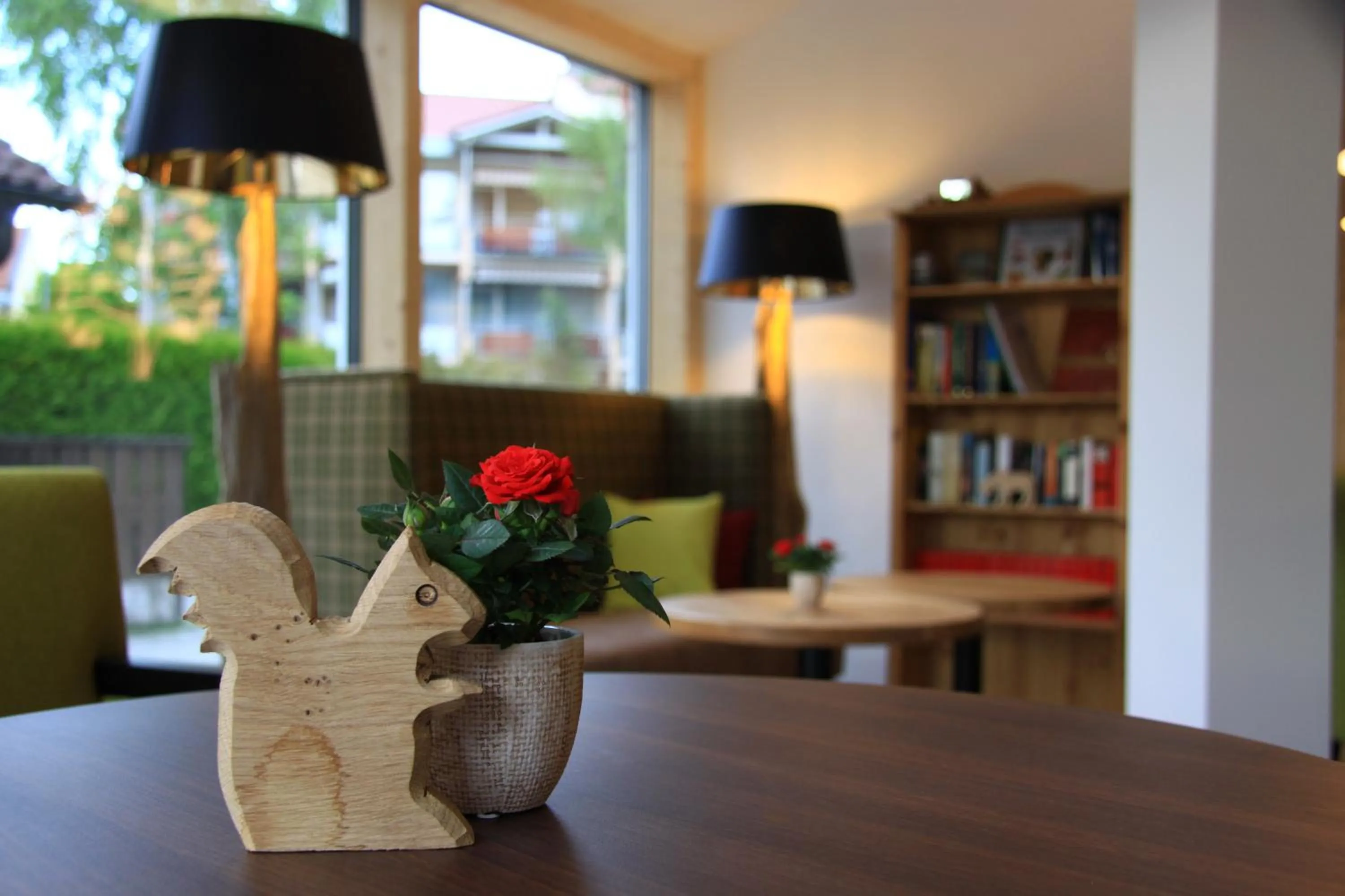 Lobby or reception in Hotel Garni Vier Jahreszeiten