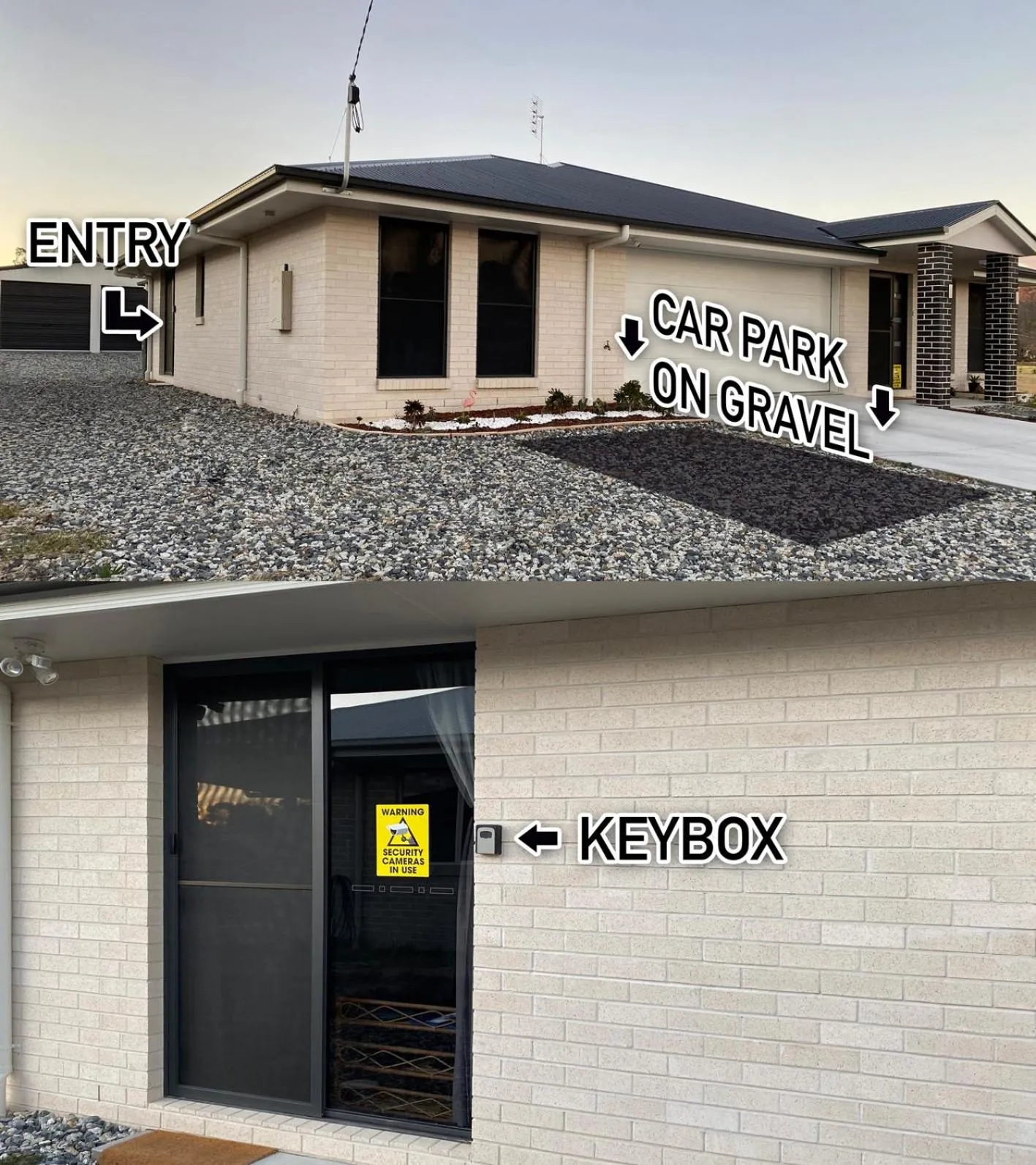 Facade/entrance in Granny Flat next to golf course