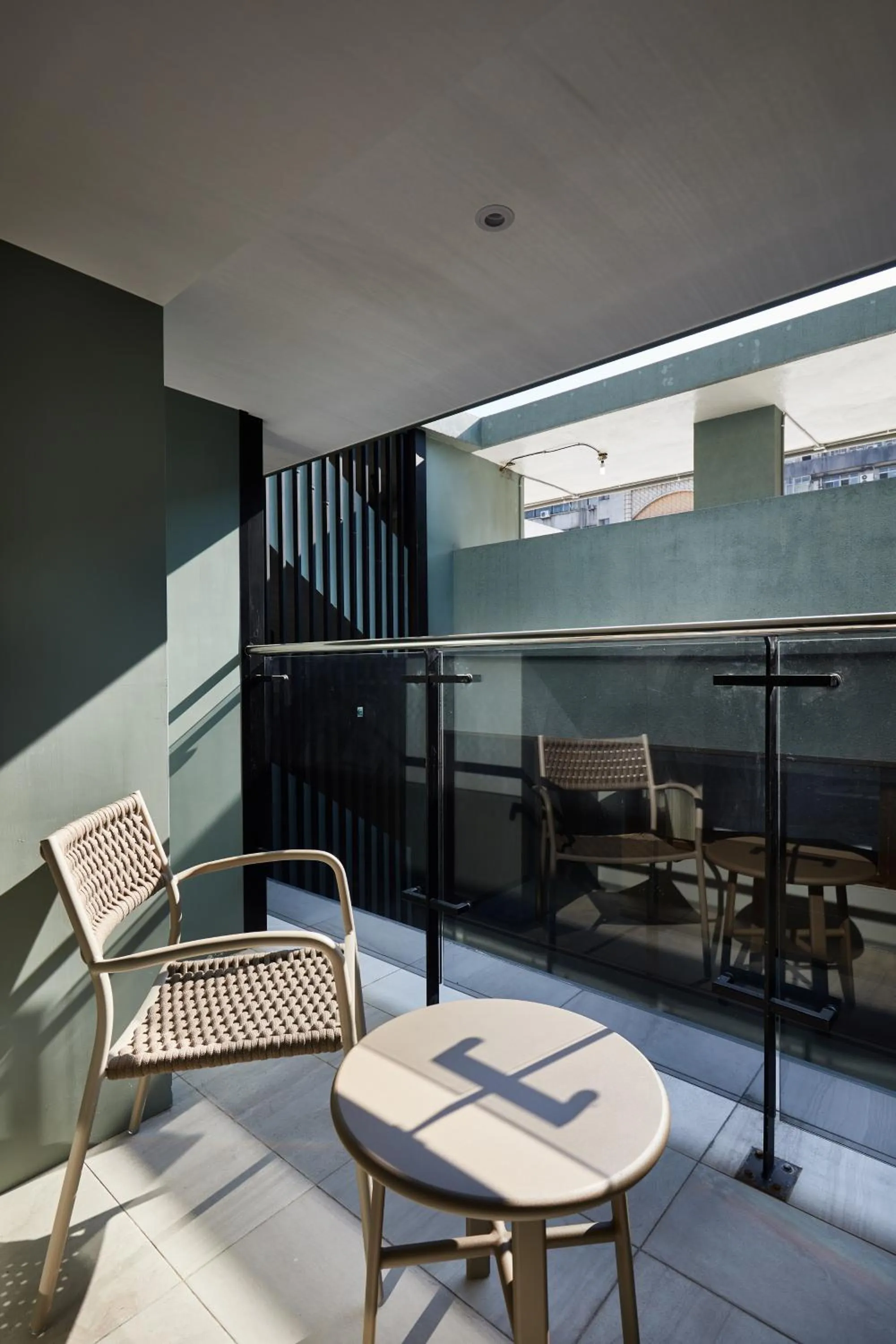 Balcony/Terrace in Tango Inn Taipei ZhongShan