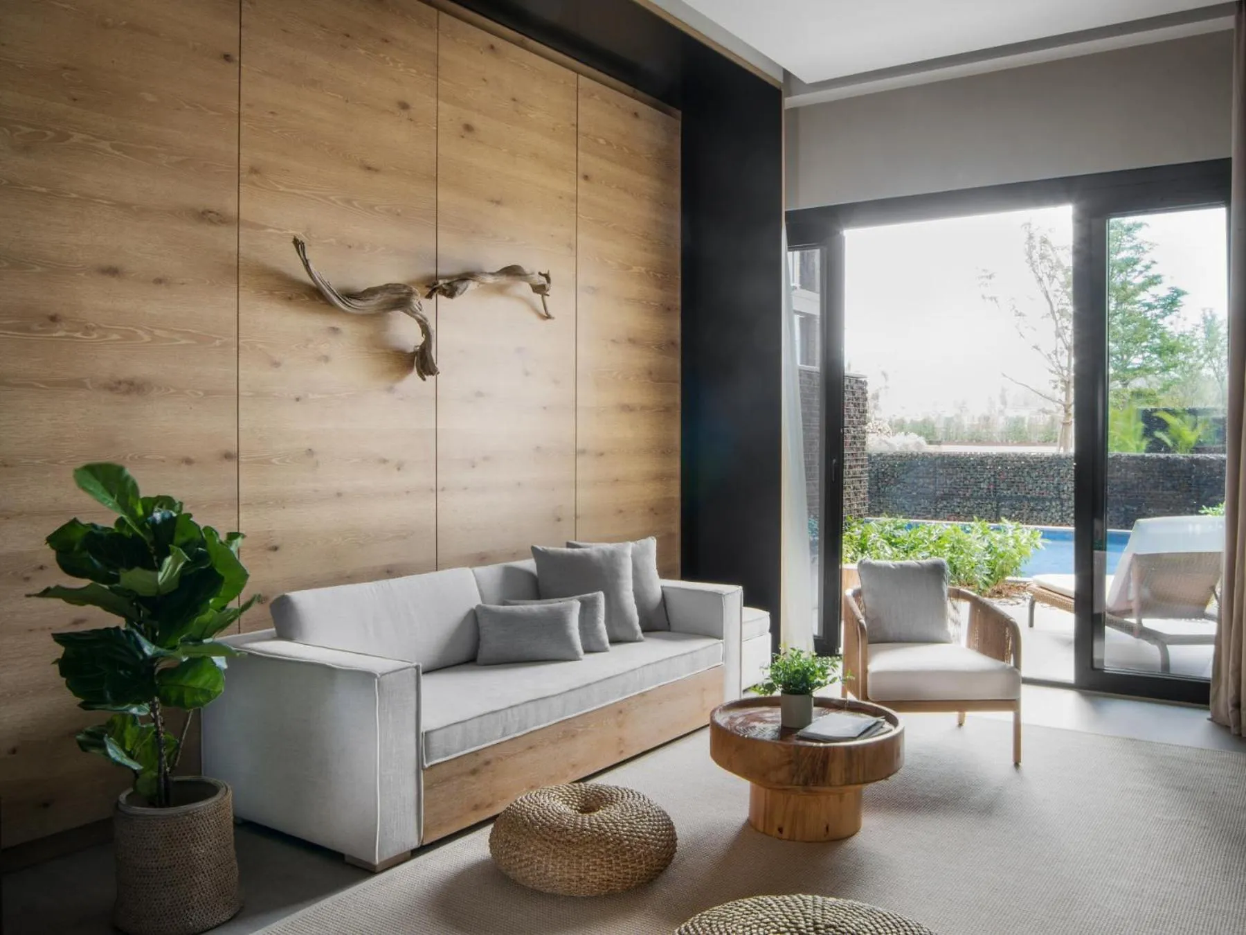 Decorative detail in Sunshine Yi Hotel Haitang Bay, Sanya, previously a 1 Hotel