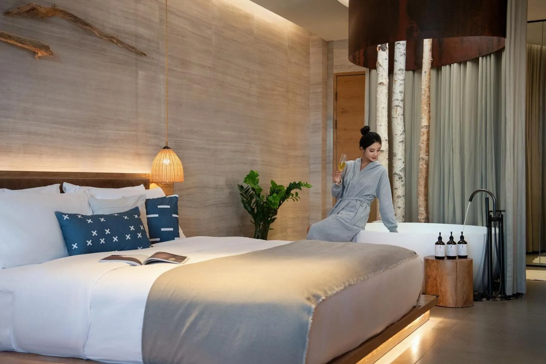 Bedroom in Sunshine Yi Hotel Haitang Bay, Sanya, previously a 1 Hotel