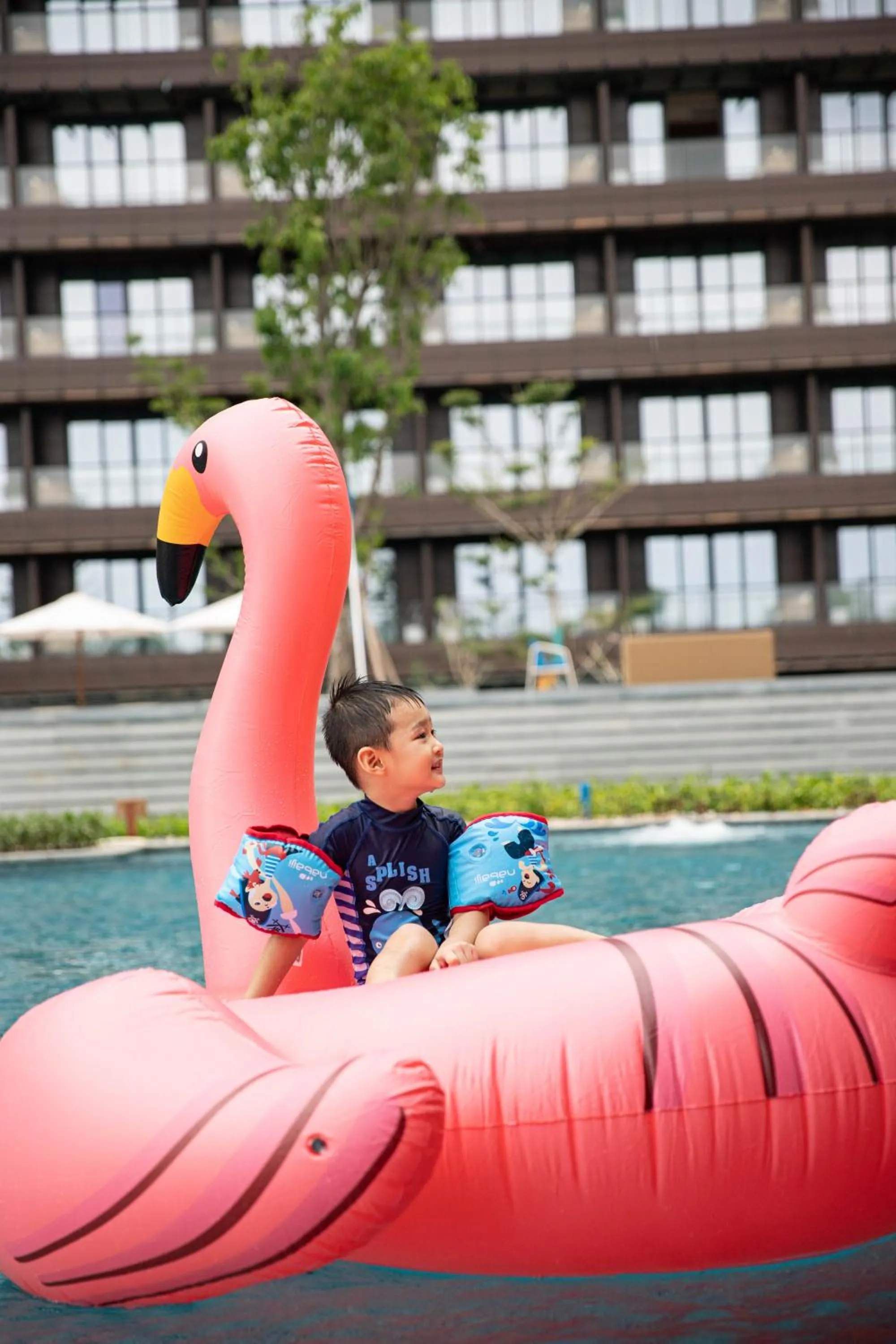 Swimming pool in Sunshine Yi Hotel Haitang Bay, Sanya, previously a 1 Hotel