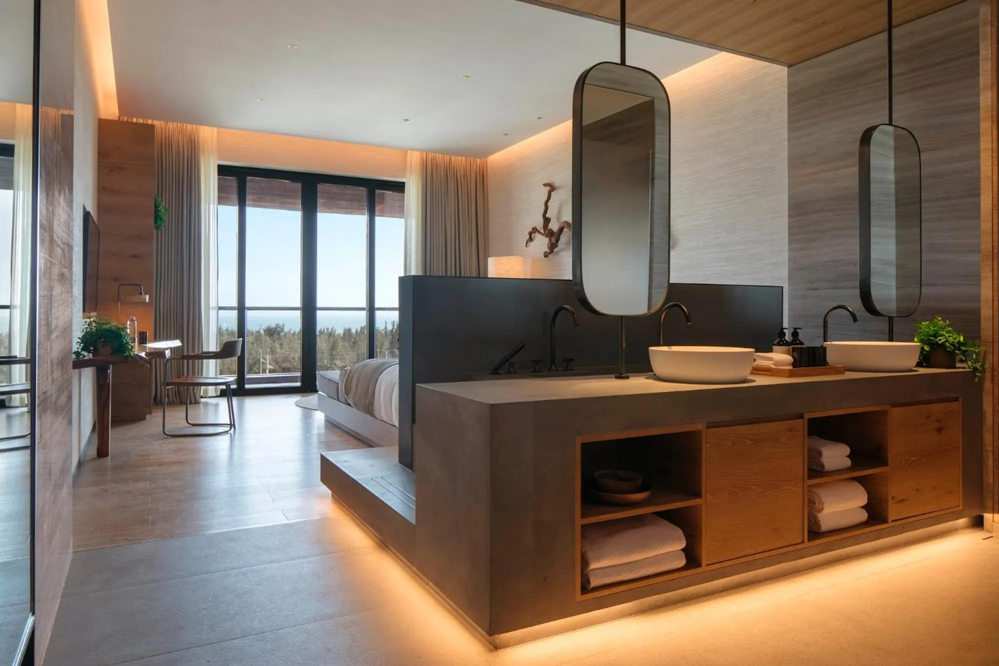 Bedroom in Sunshine Yi Hotel Haitang Bay, Sanya, previously a 1 Hotel