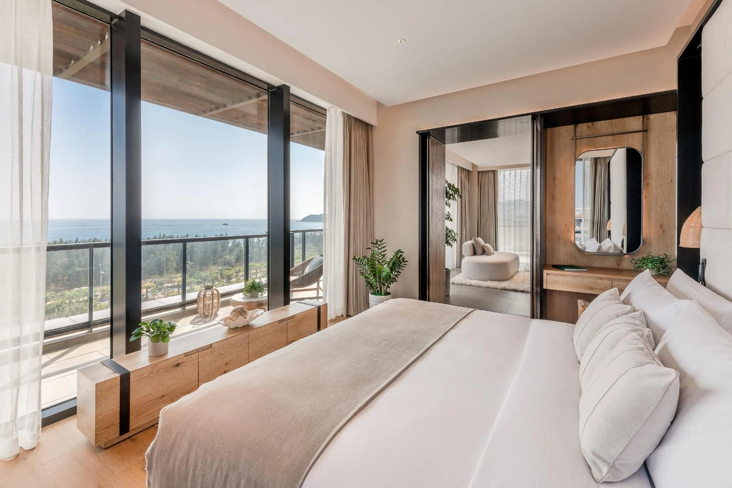 Bed in Sunshine Yi Hotel Haitang Bay, Sanya, previously a 1 Hotel