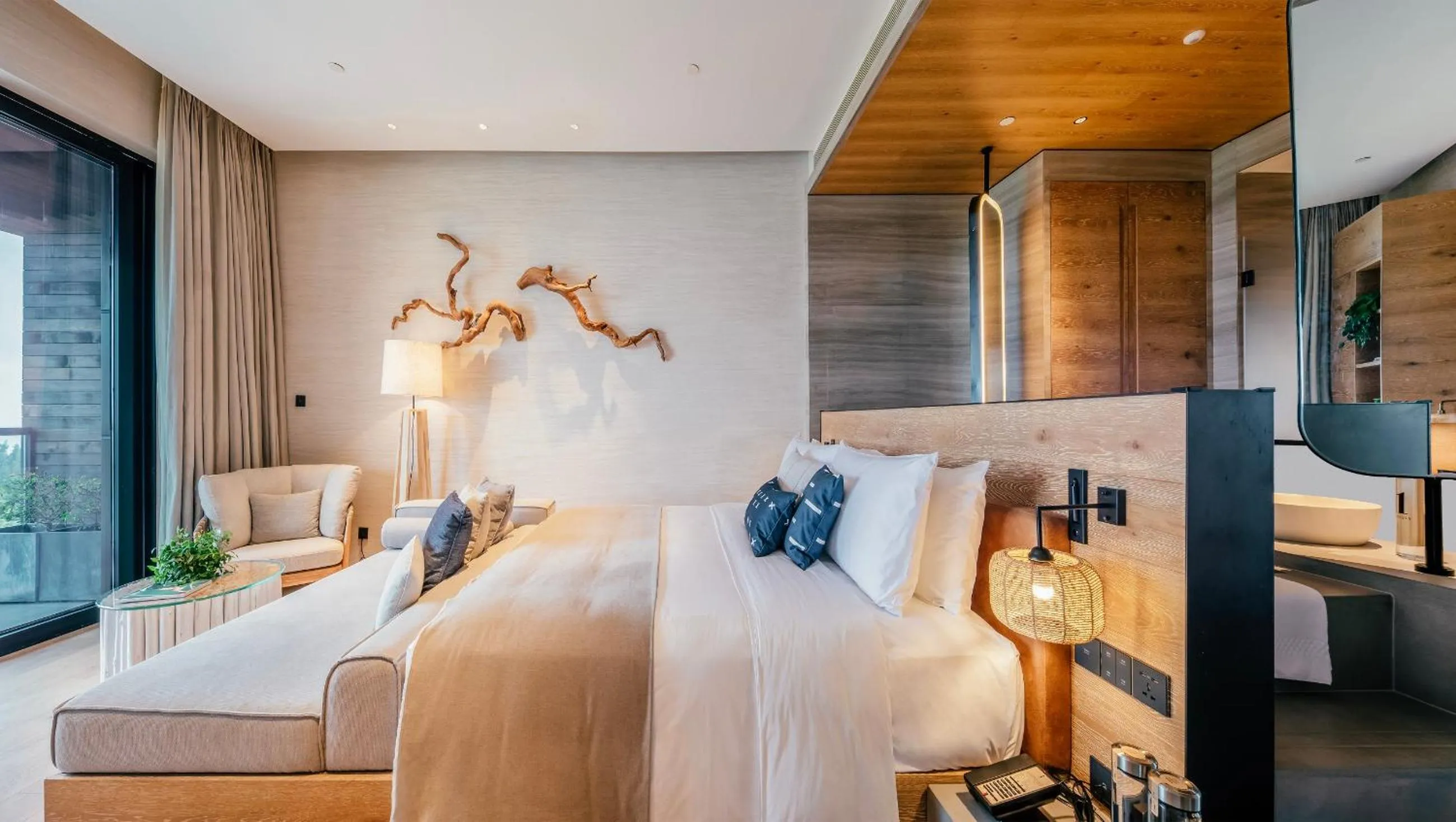 Bed in Sunshine Yi Hotel Haitang Bay, Sanya, previously a 1 Hotel