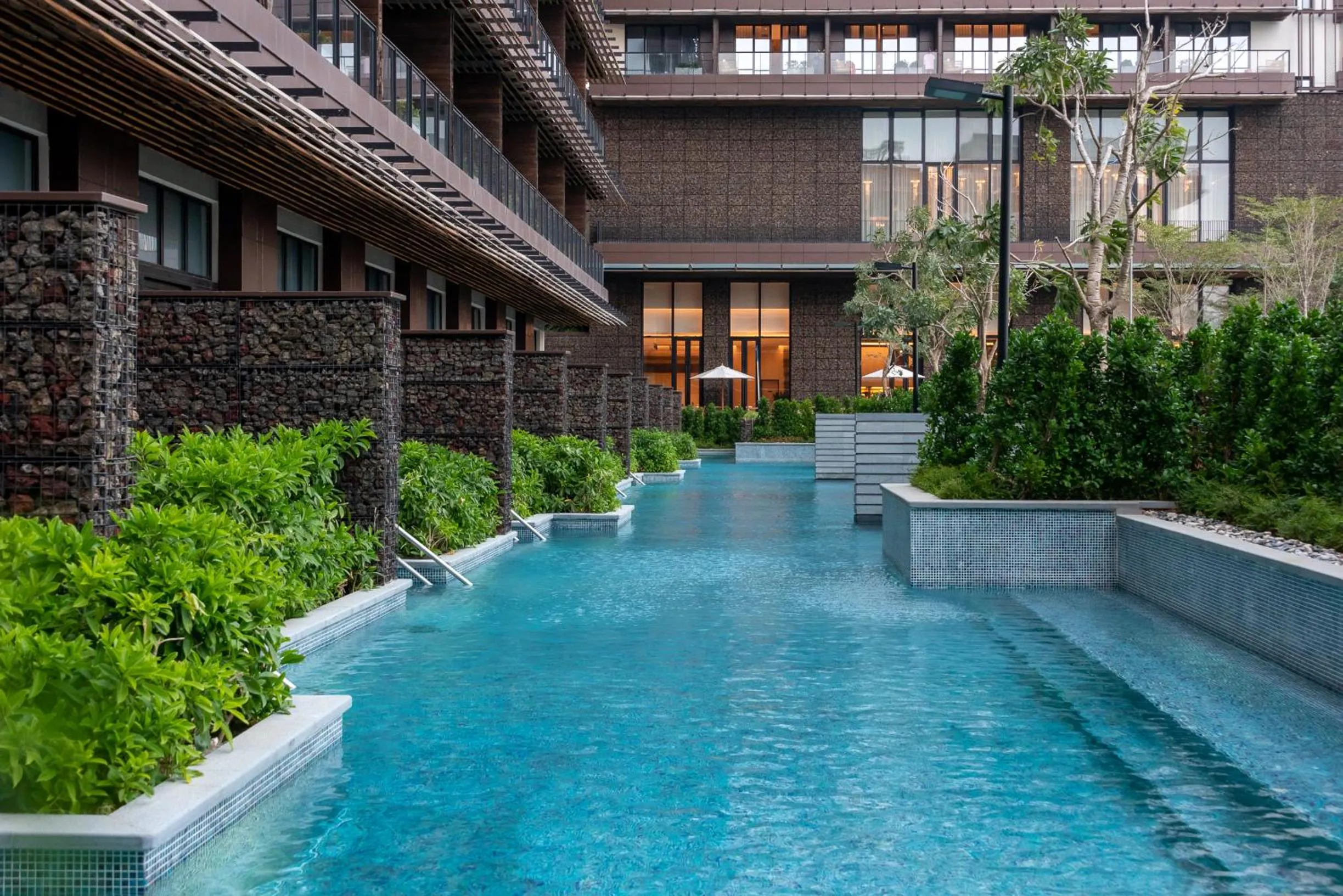 Pool view in Sunshine Yi Hotel Haitang Bay, Sanya, previously a 1 Hotel
