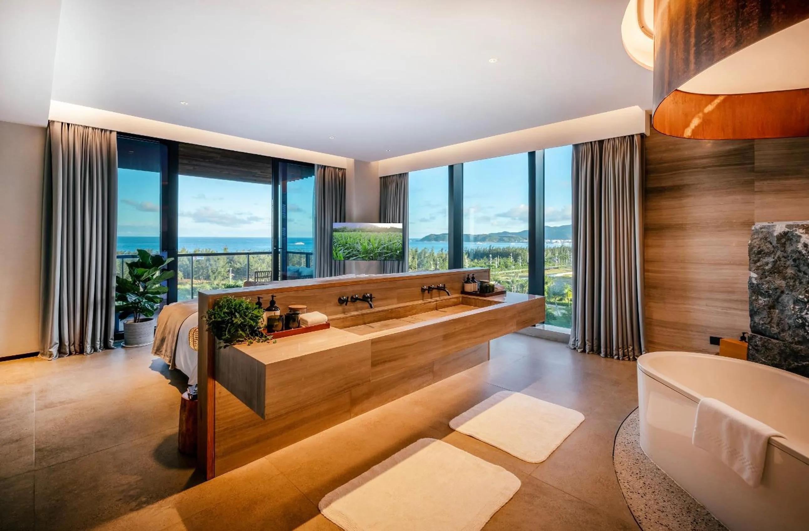 Bedroom in Sunshine Yi Hotel Haitang Bay, Sanya, previously a 1 Hotel