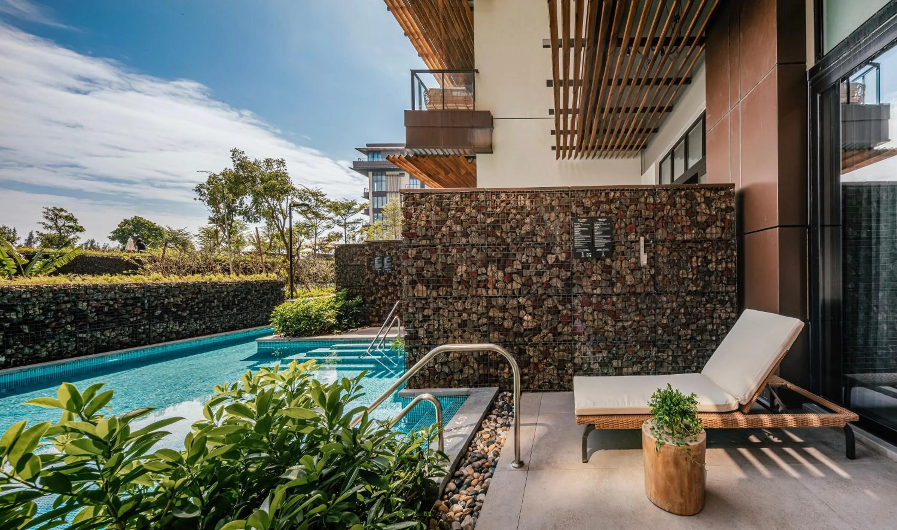 Pool view in Sunshine Yi Hotel Haitang Bay, Sanya, previously a 1 Hotel
