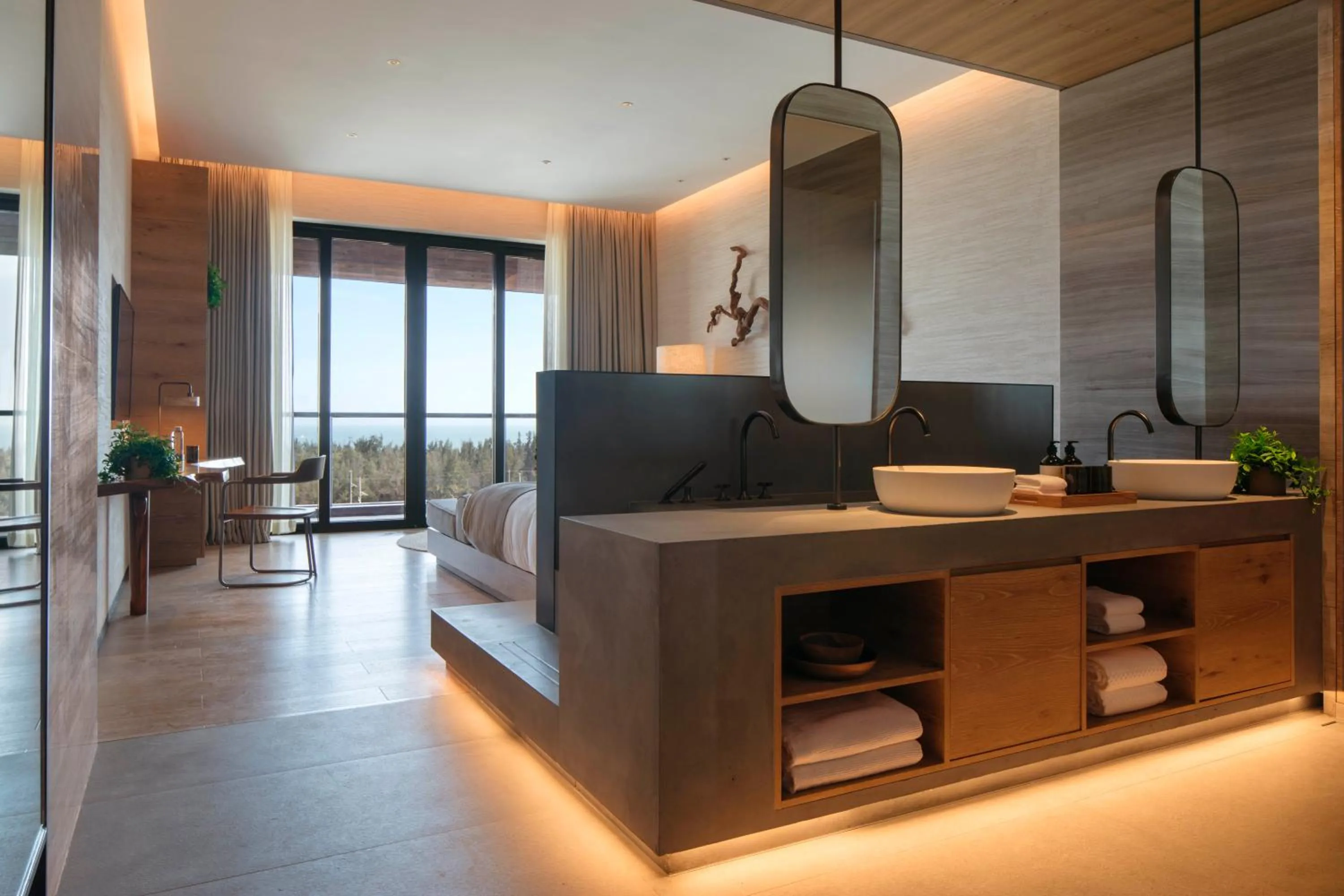 Bathroom in Sunshine Yi Hotel Haitang Bay, Sanya, previously a 1 Hotel