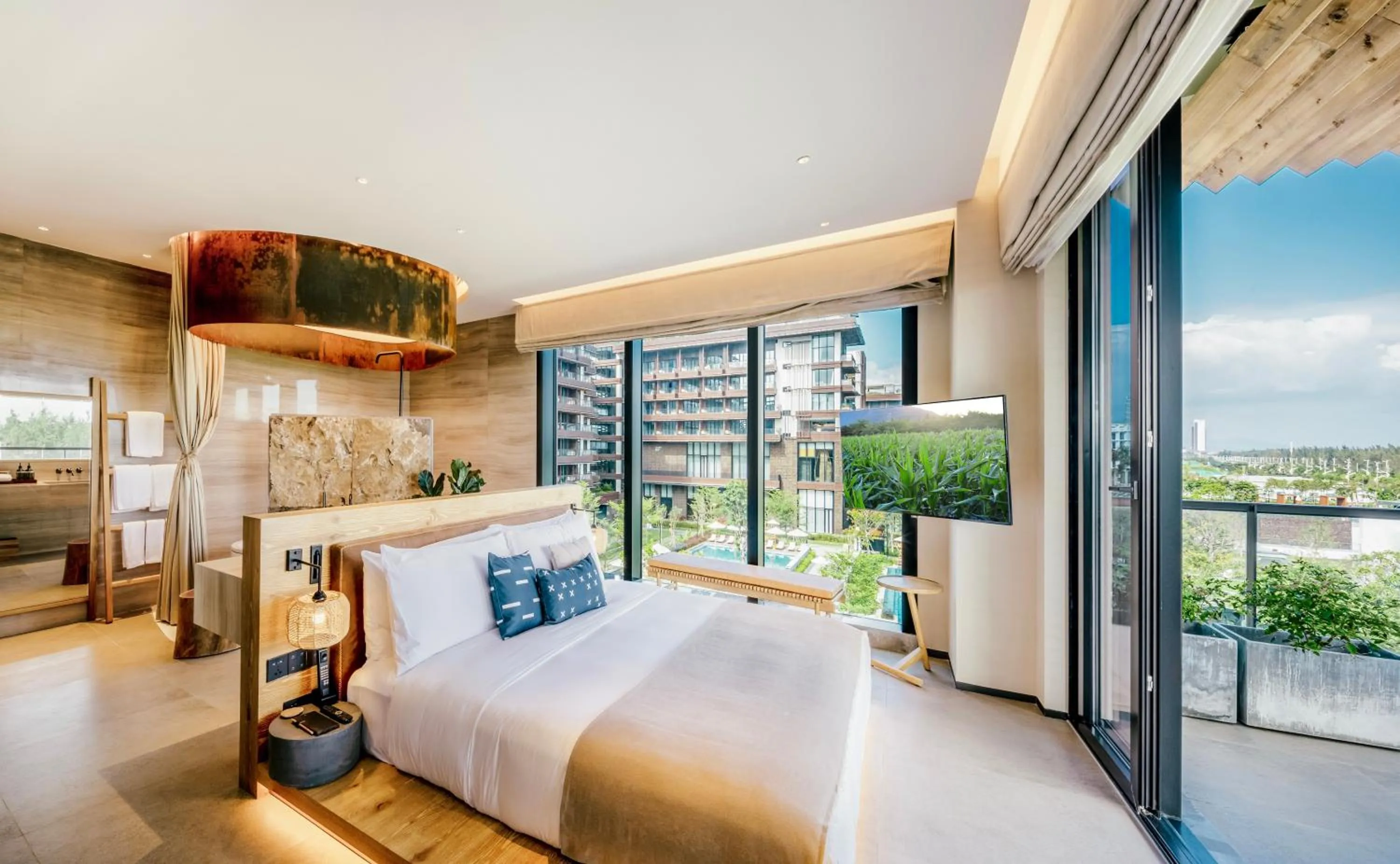 Bedroom in Sunshine Yi Hotel Haitang Bay, Sanya, previously a 1 Hotel