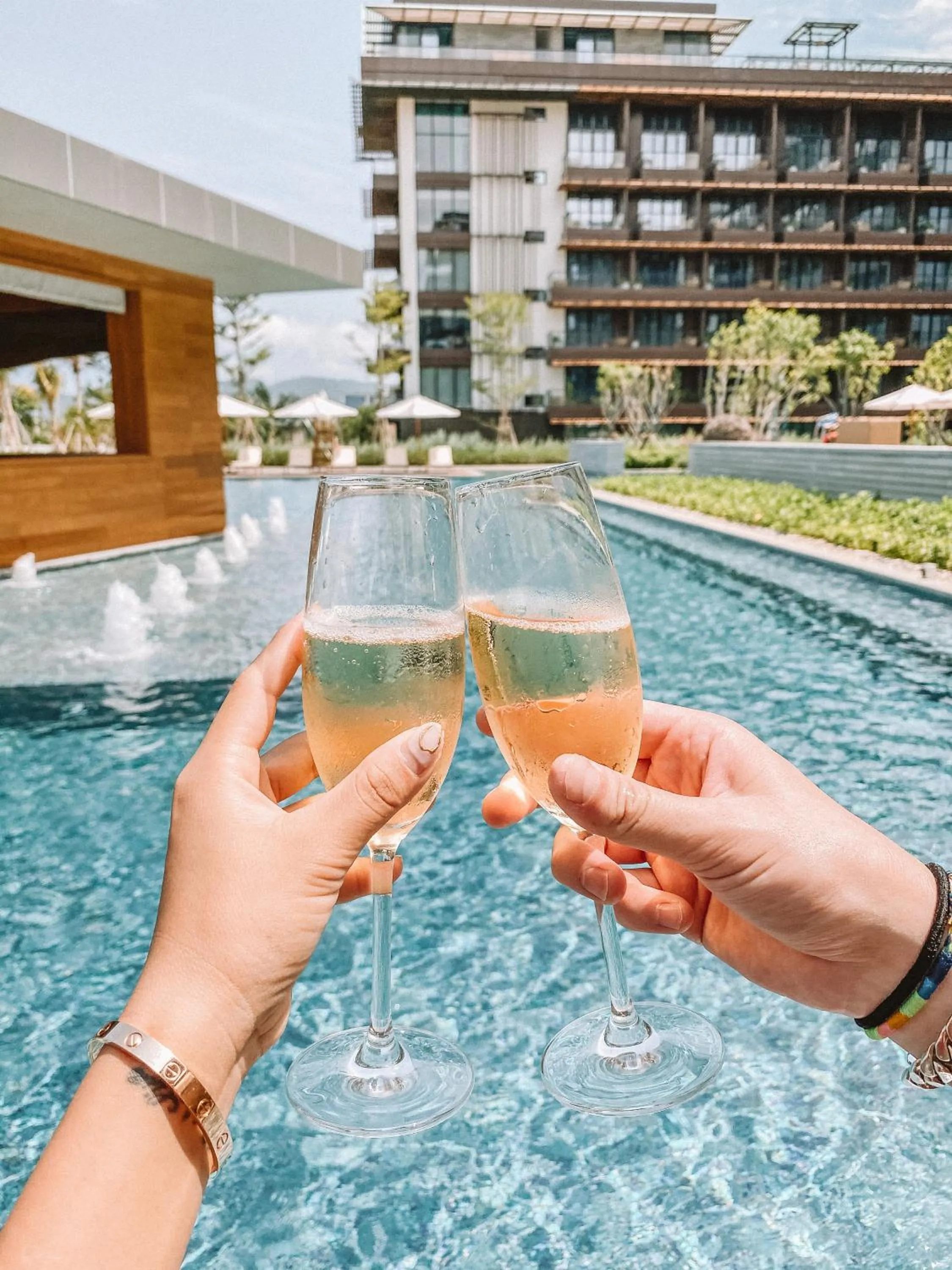 Swimming pool in Sunshine Yi Hotel Haitang Bay, Sanya, previously a 1 Hotel