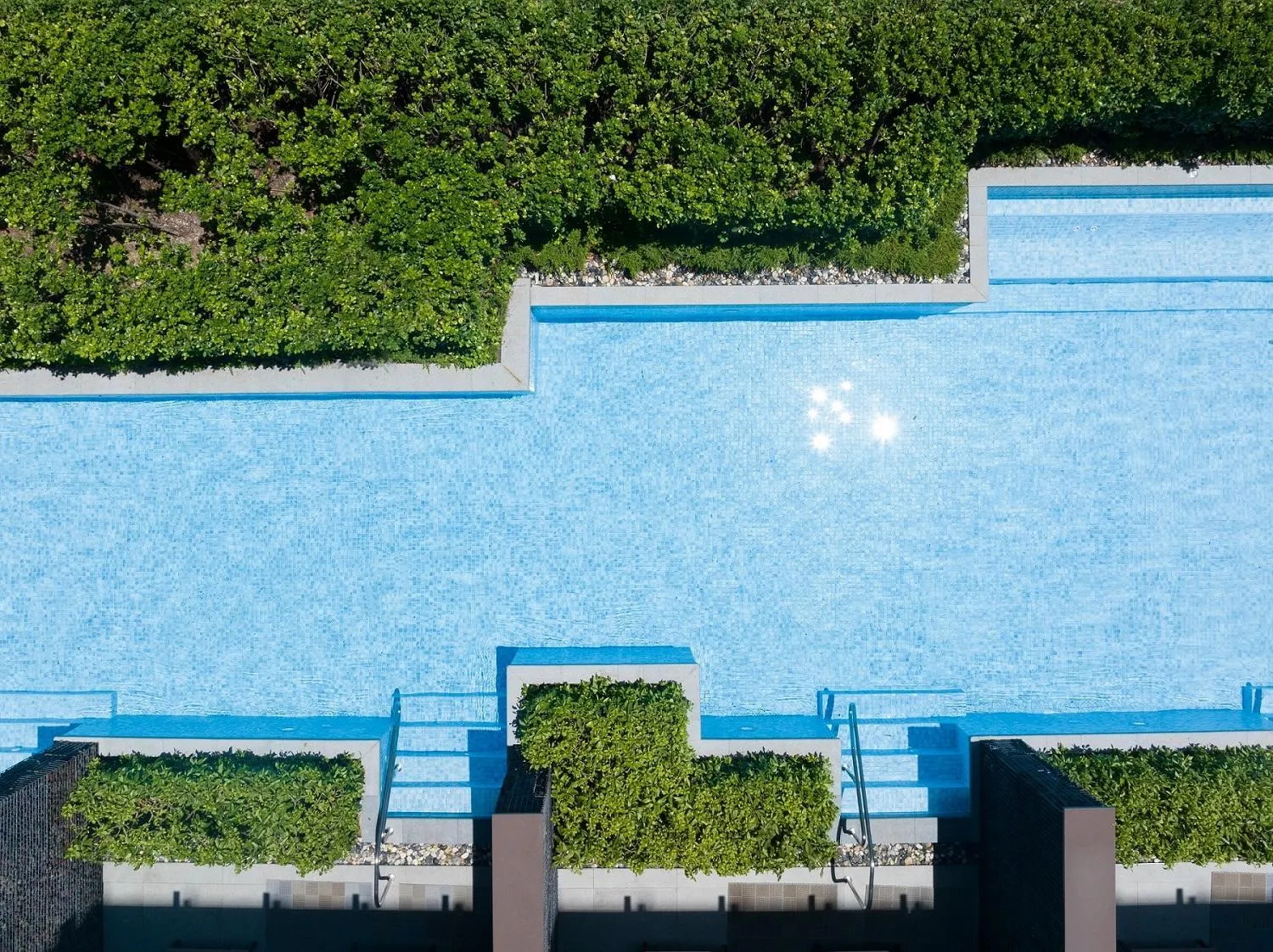 Pool view in Sunshine Yi Hotel Haitang Bay, Sanya, previously a 1 Hotel