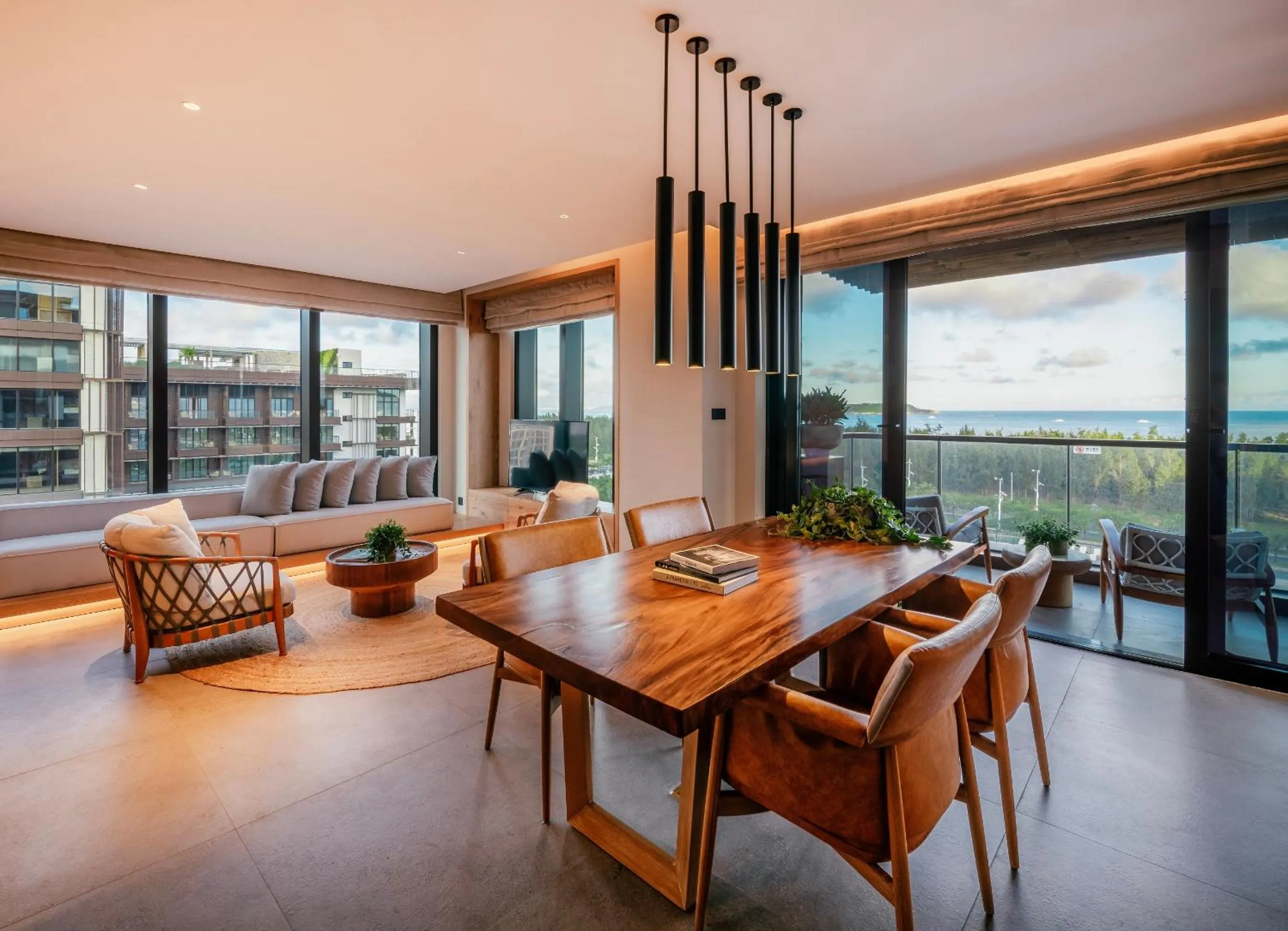 Living room in Sunshine Yi Hotel Haitang Bay, Sanya, previously a 1 Hotel