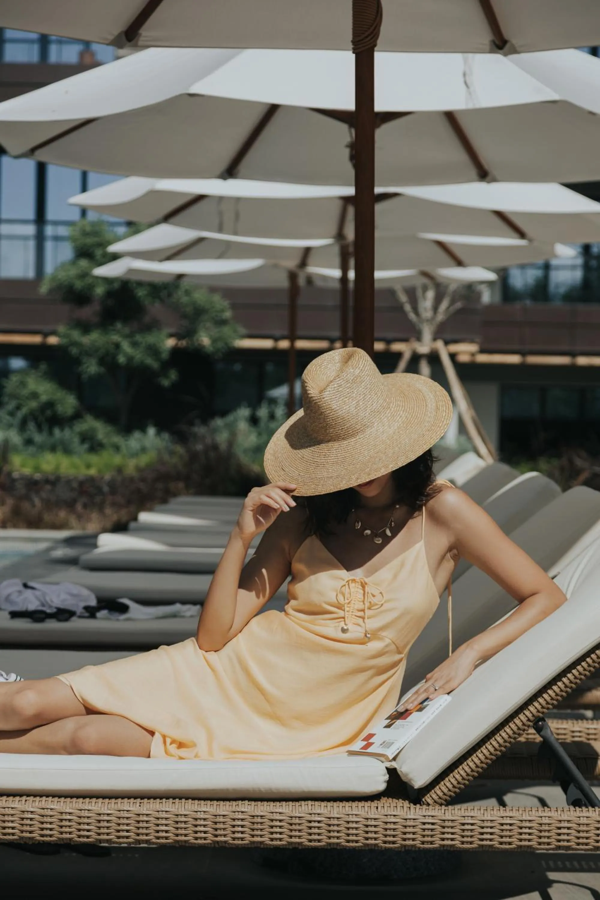 sunbed in Sunshine Yi Hotel Haitang Bay, Sanya, previously a 1 Hotel