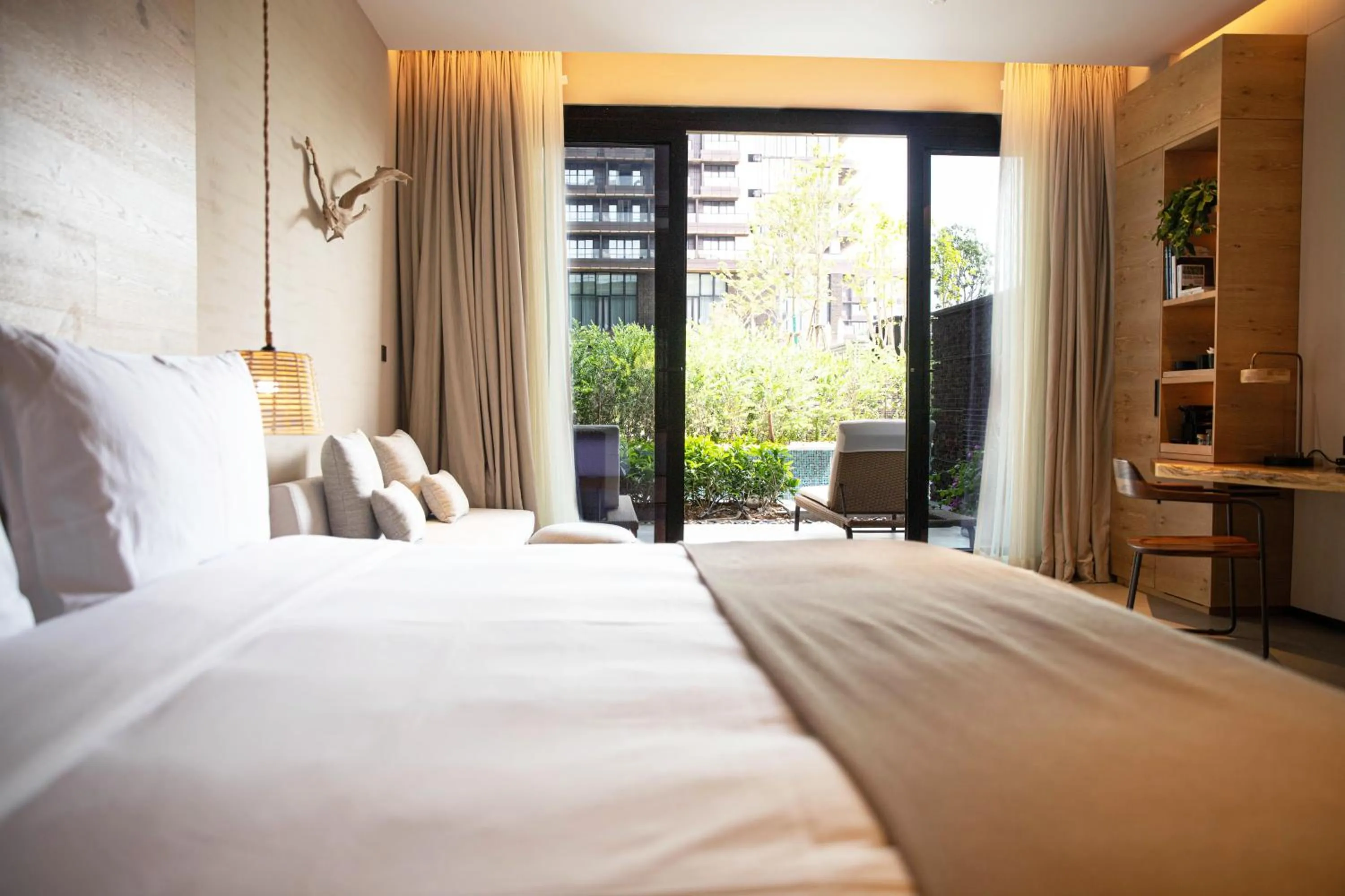 Bed in Sunshine Yi Hotel Haitang Bay, Sanya, previously a 1 Hotel