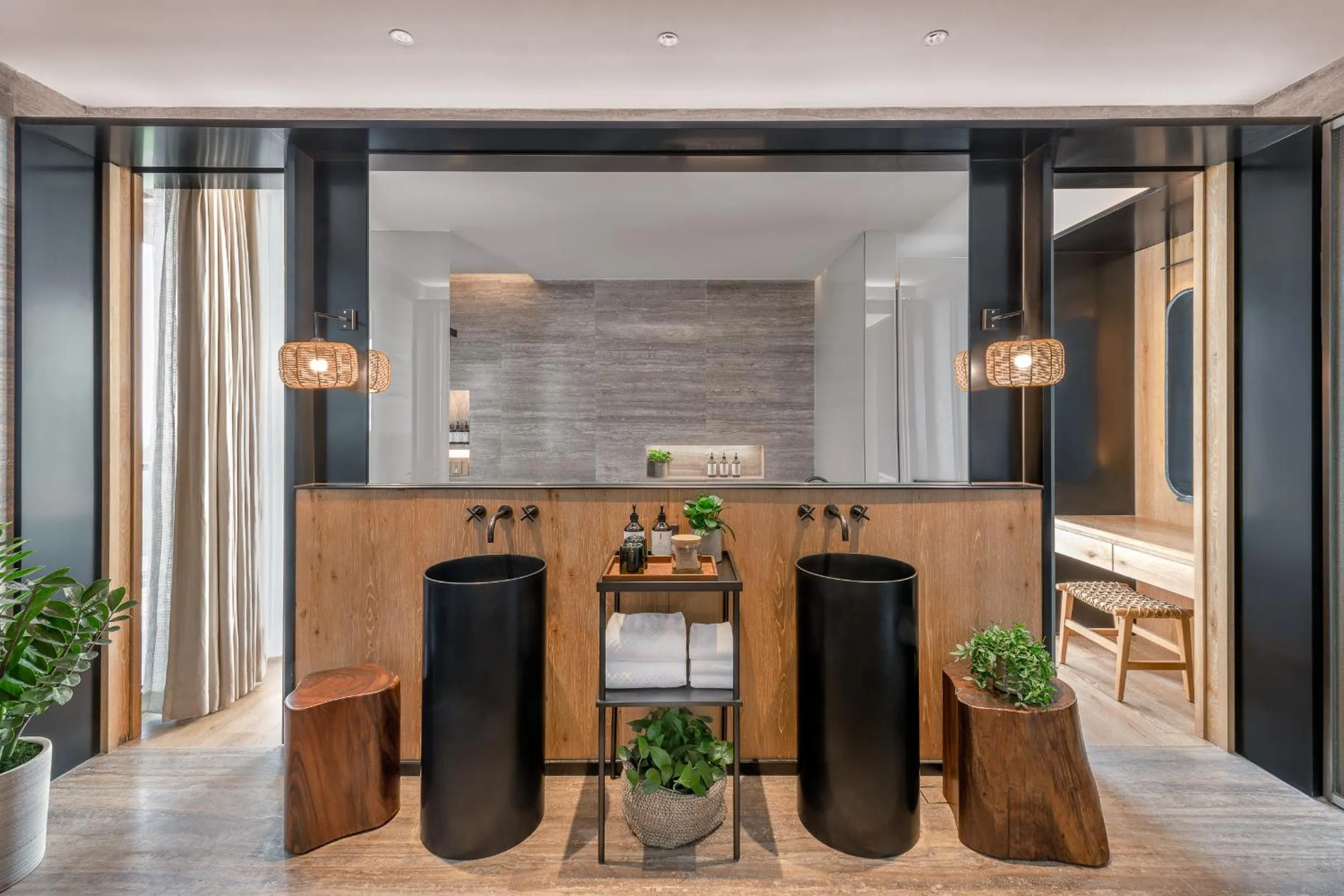 Bathroom in Sunshine Yi Hotel Haitang Bay, Sanya, previously a 1 Hotel