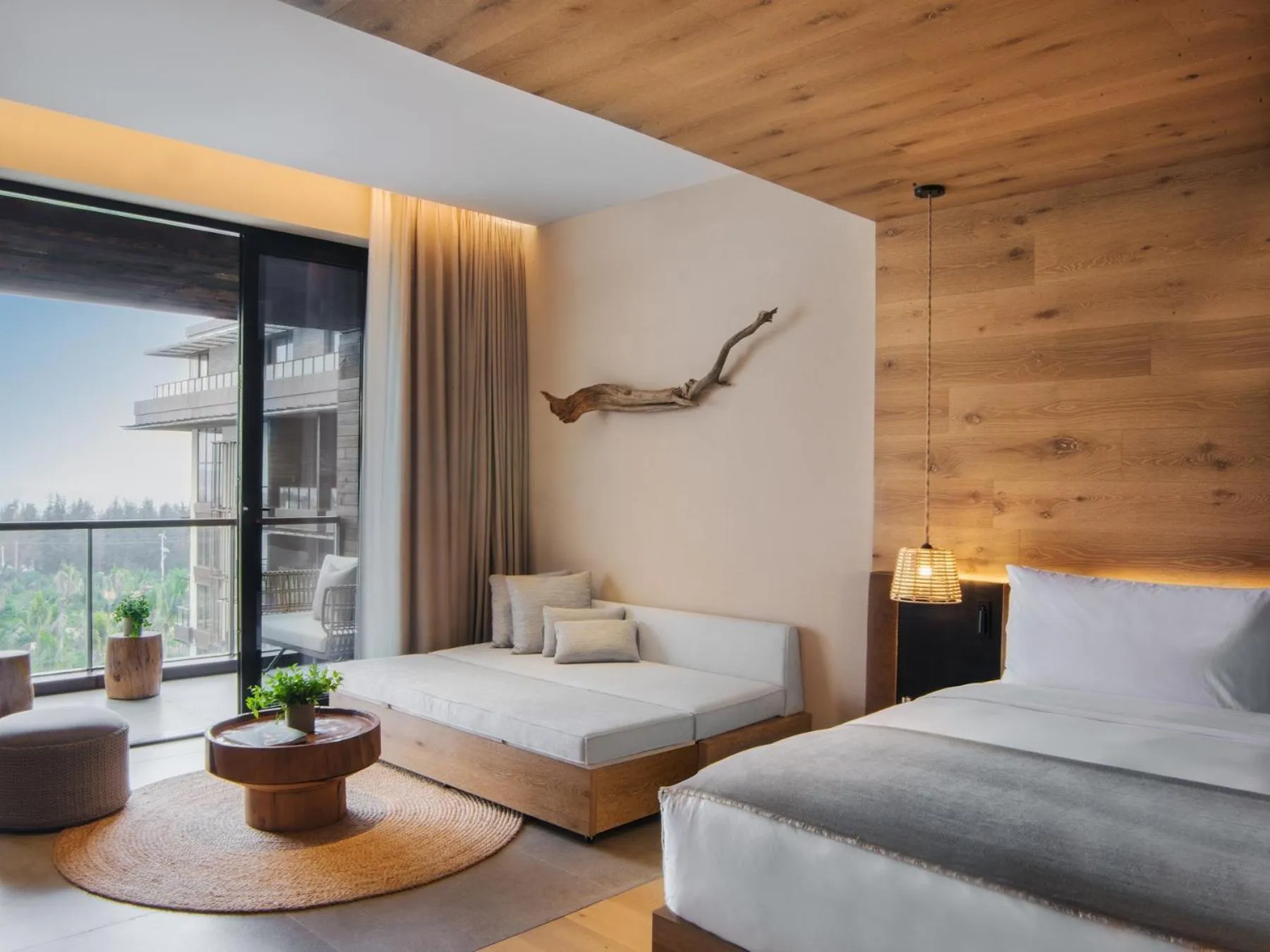 Bed in Sunshine Yi Hotel Haitang Bay, Sanya, previously a 1 Hotel