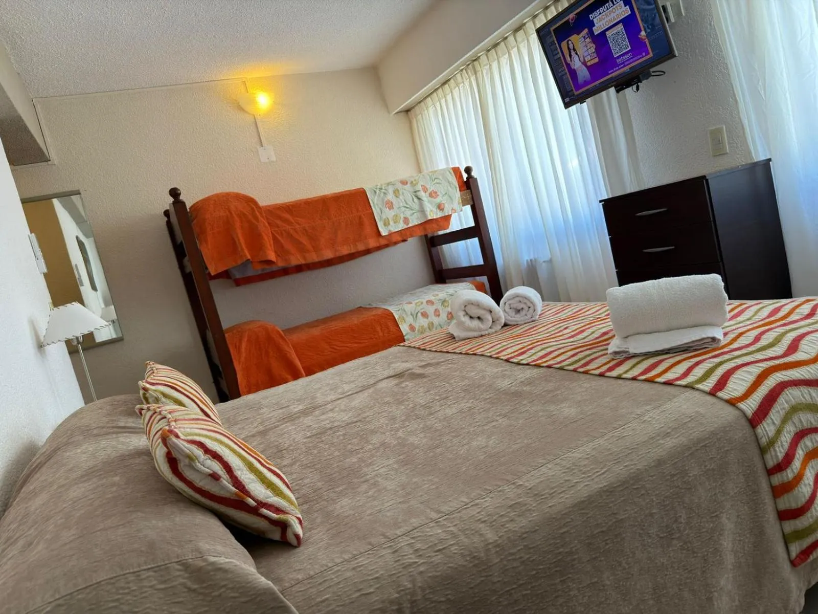 Bed in Hotel Victoria