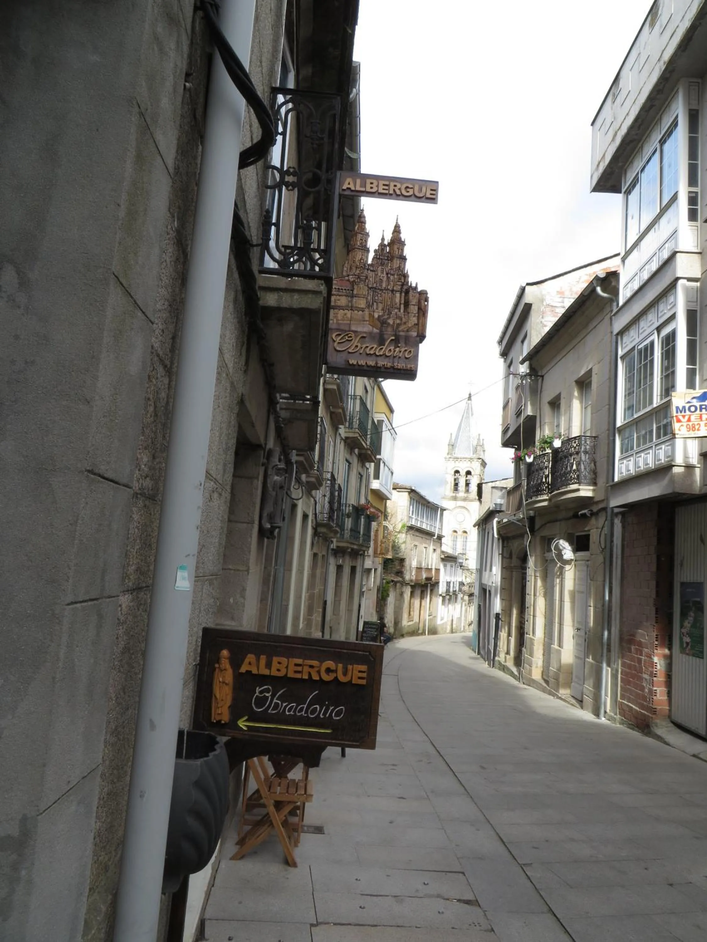 Facade/entrance in Obradoiro