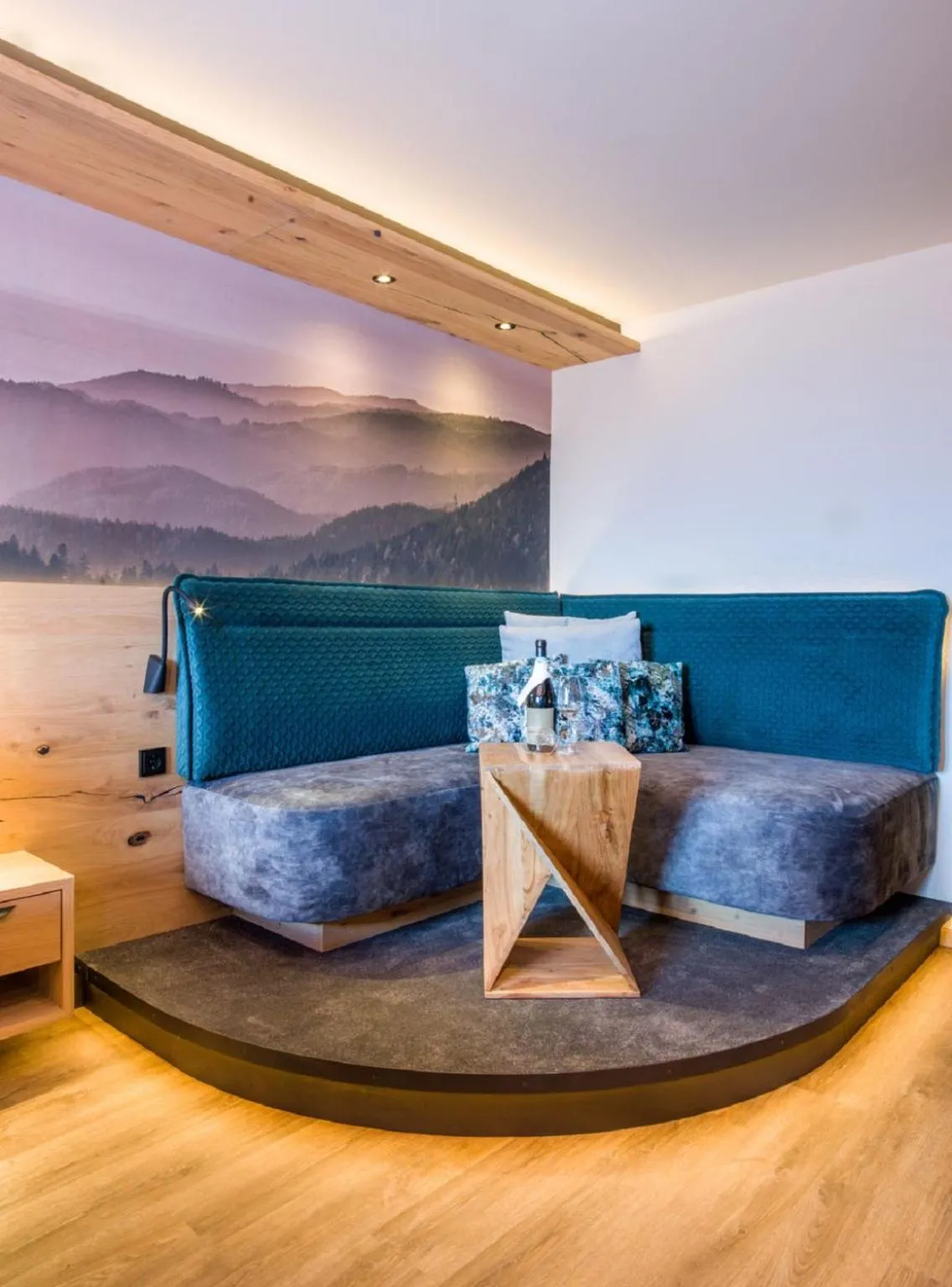 Seating area in Panoramahotel Grobauer