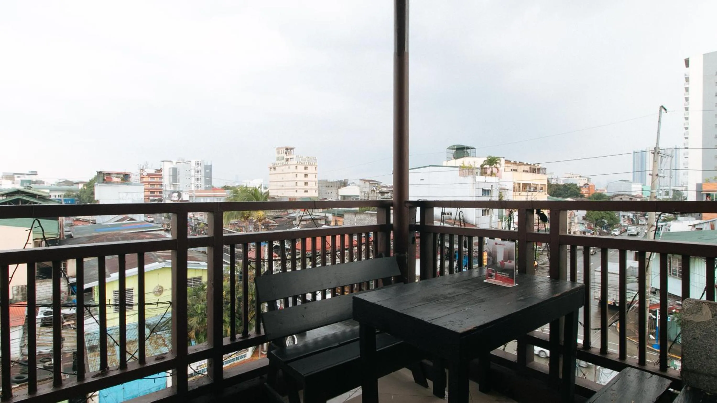 Balcony/Terrace in RedDoorz at V-Cat Apartelle Sampaloc Manila