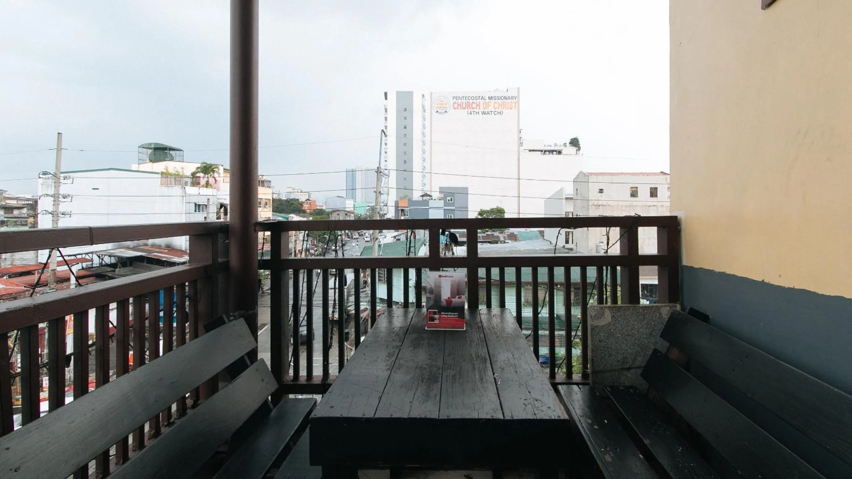 Balcony/Terrace in RedDoorz at V-Cat Apartelle Sampaloc Manila