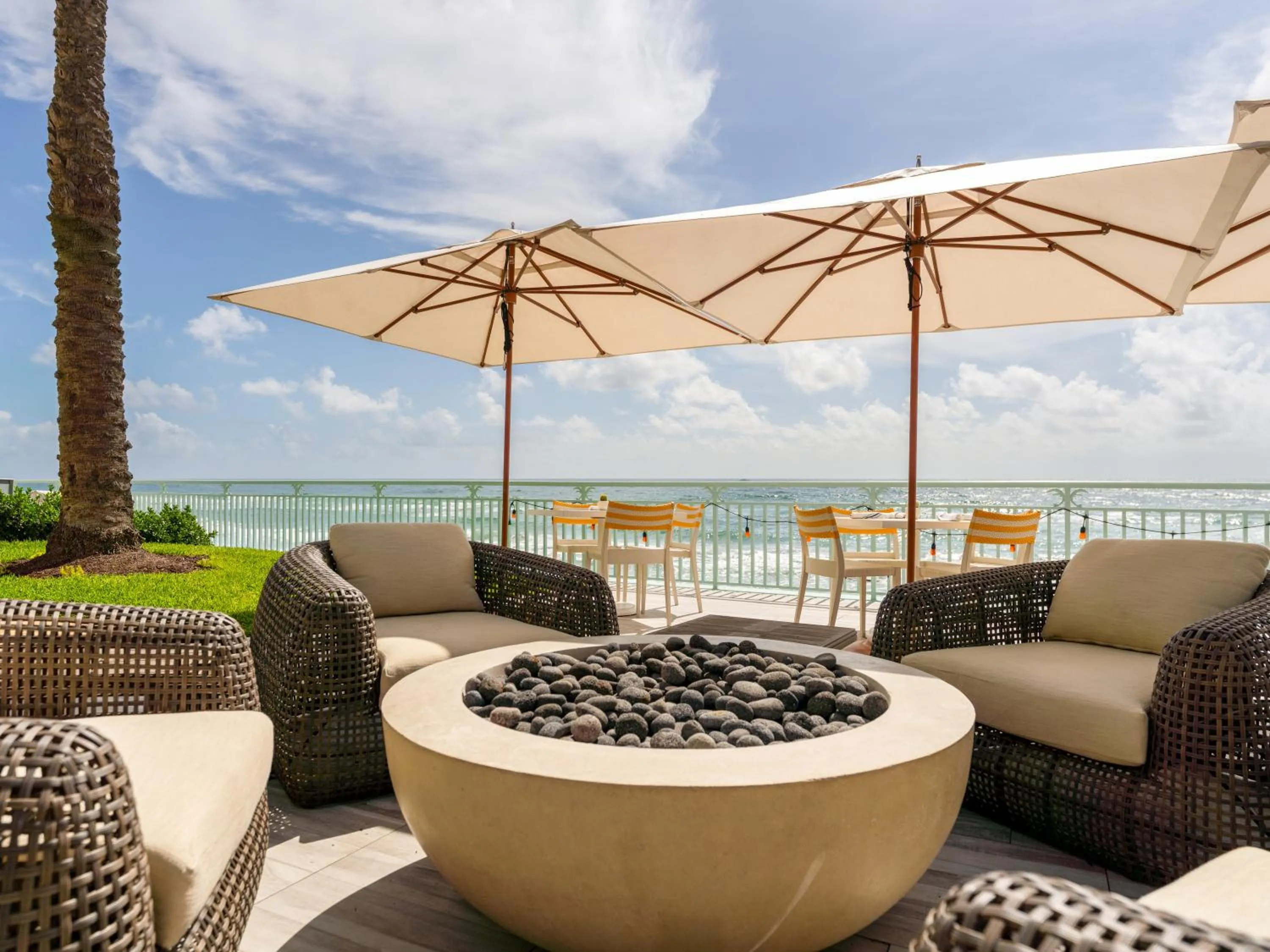 sunbed in Eau Resort & Spa