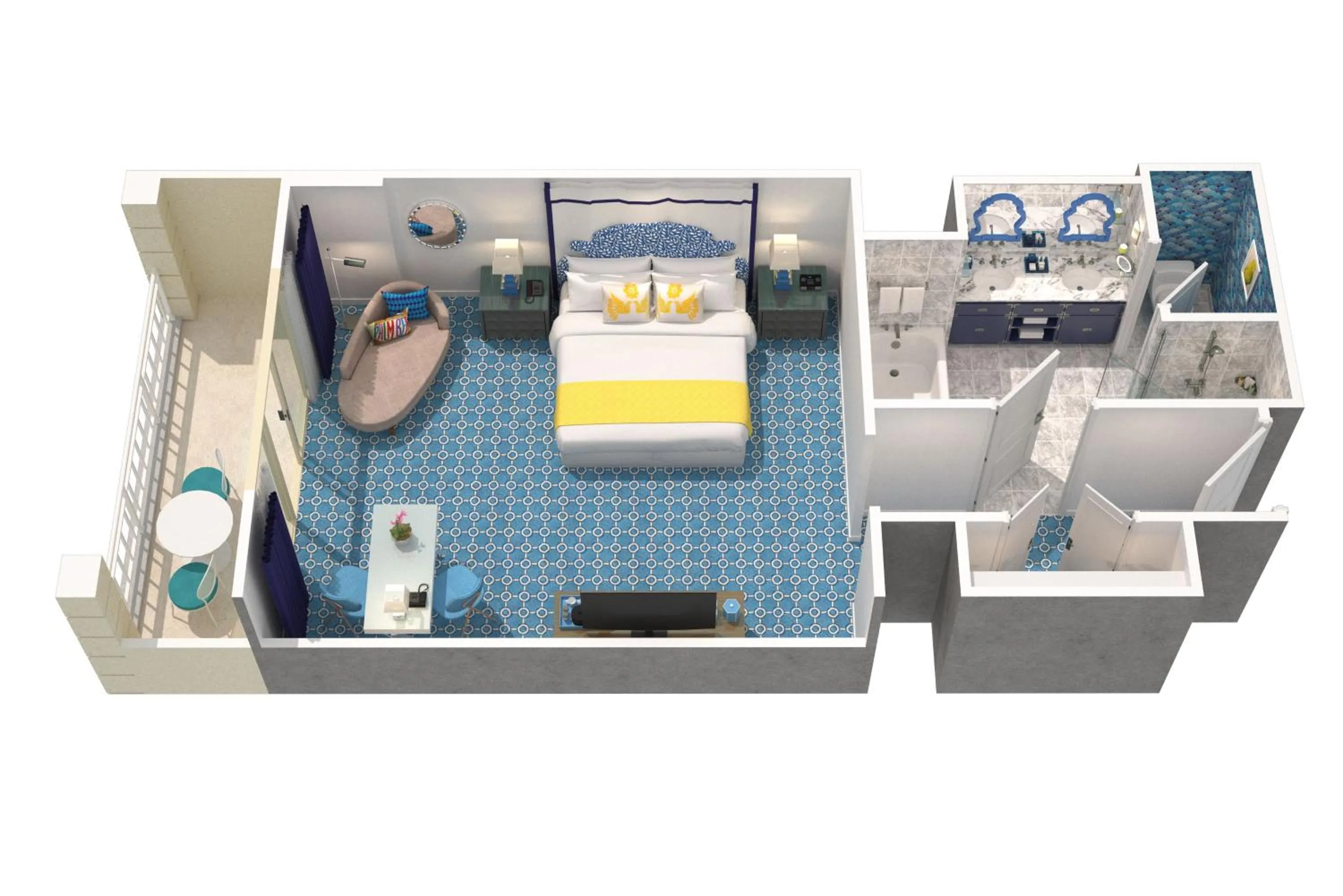 Bedroom in Eau Palm Beach Resort & Spa