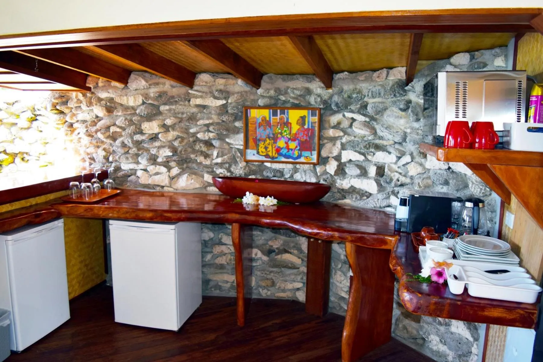 Kitchen or kitchenette in Tamanu Beach