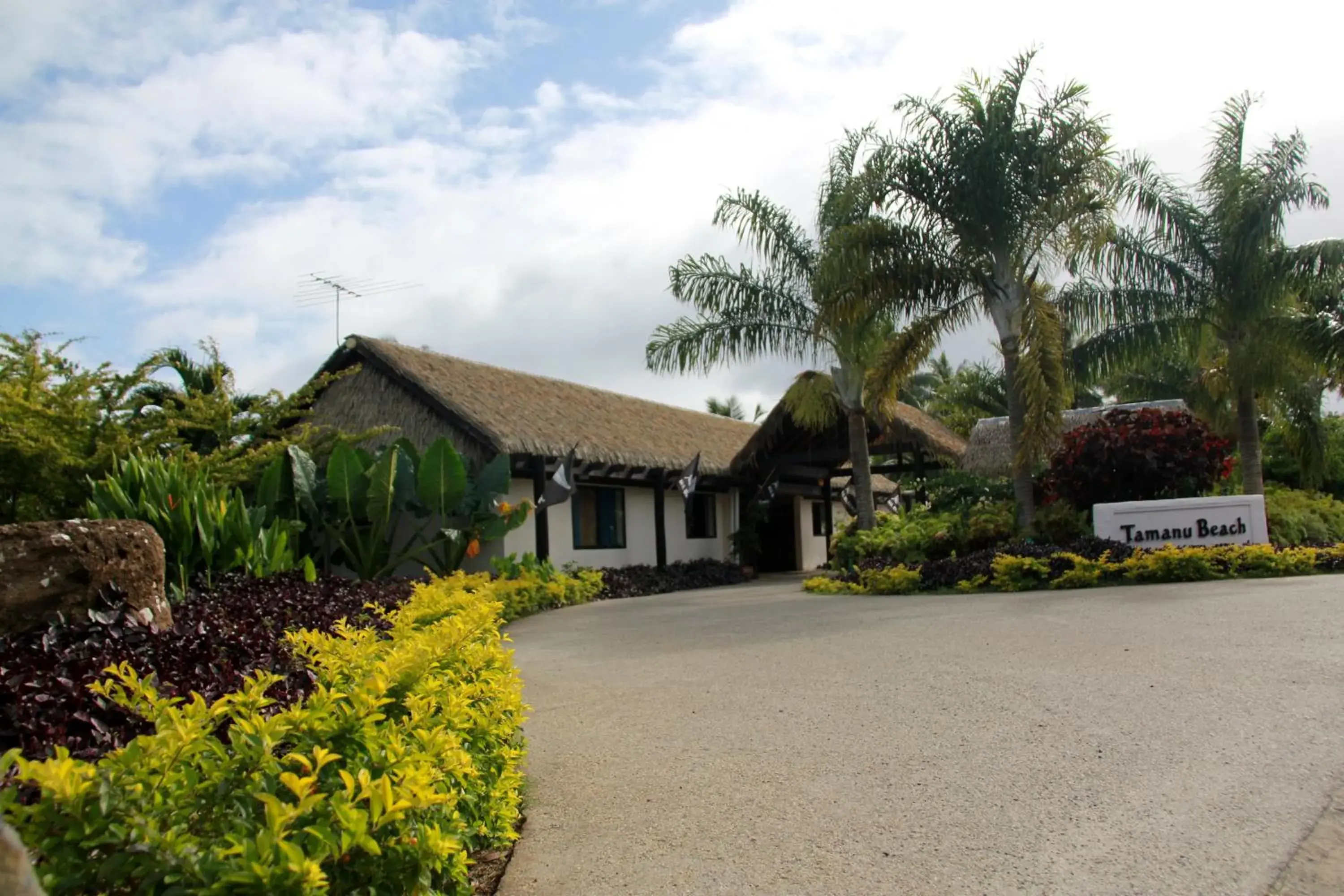 Facade/entrance in Tamanu Beach Facade/entrance in Tamanu Beach