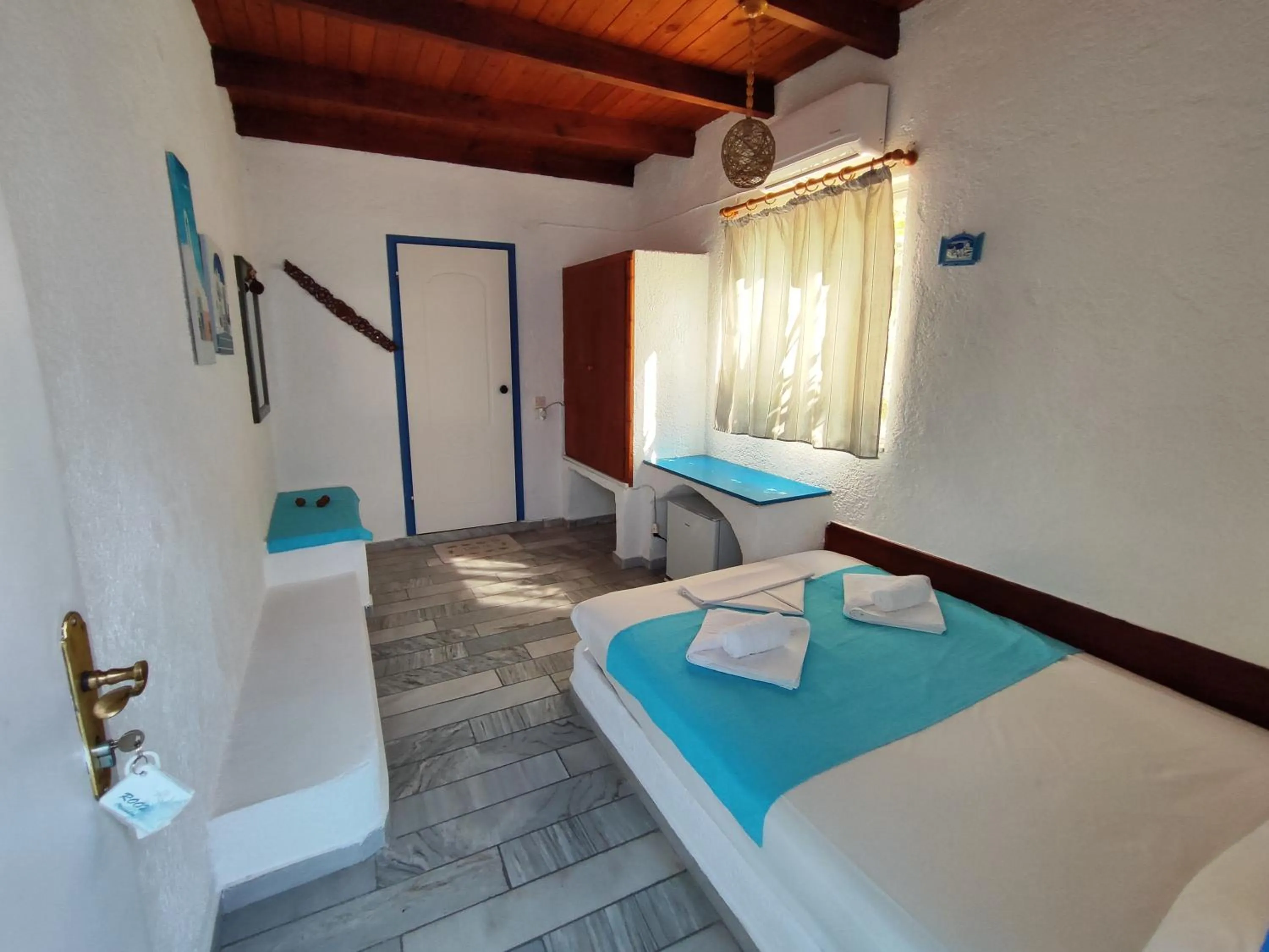 Bed in Oleander's Garden Traditional Cretan Cottage