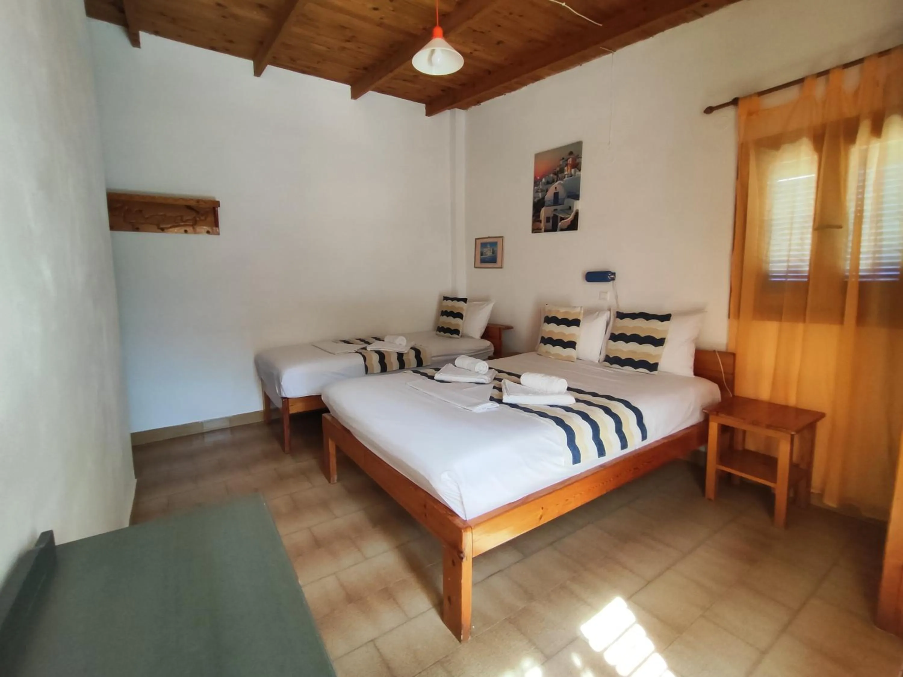 Bed in Oleander's Garden Traditional Cretan Cottage