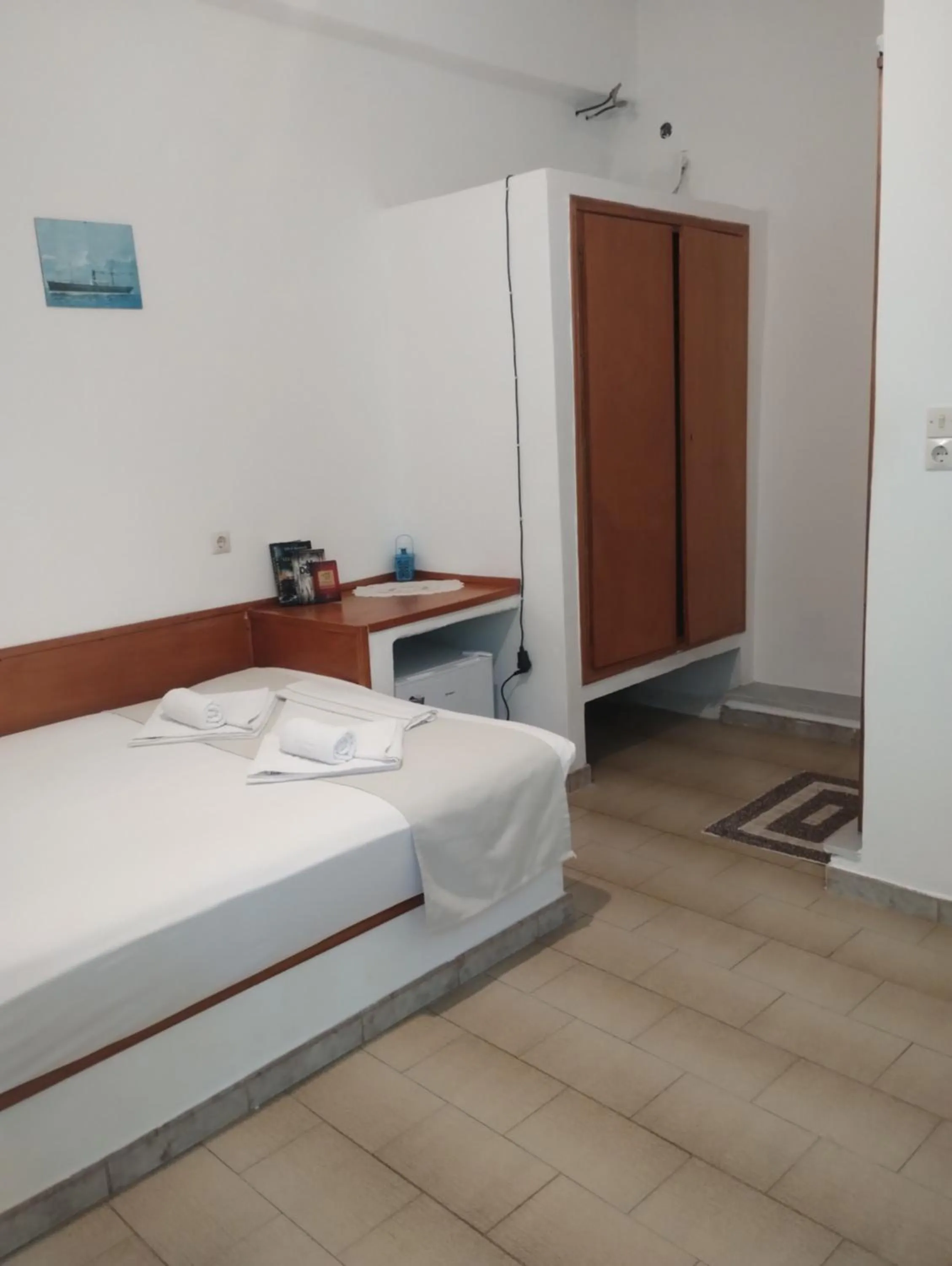 Bed in Oleander's Garden Traditional Cretan Cottage