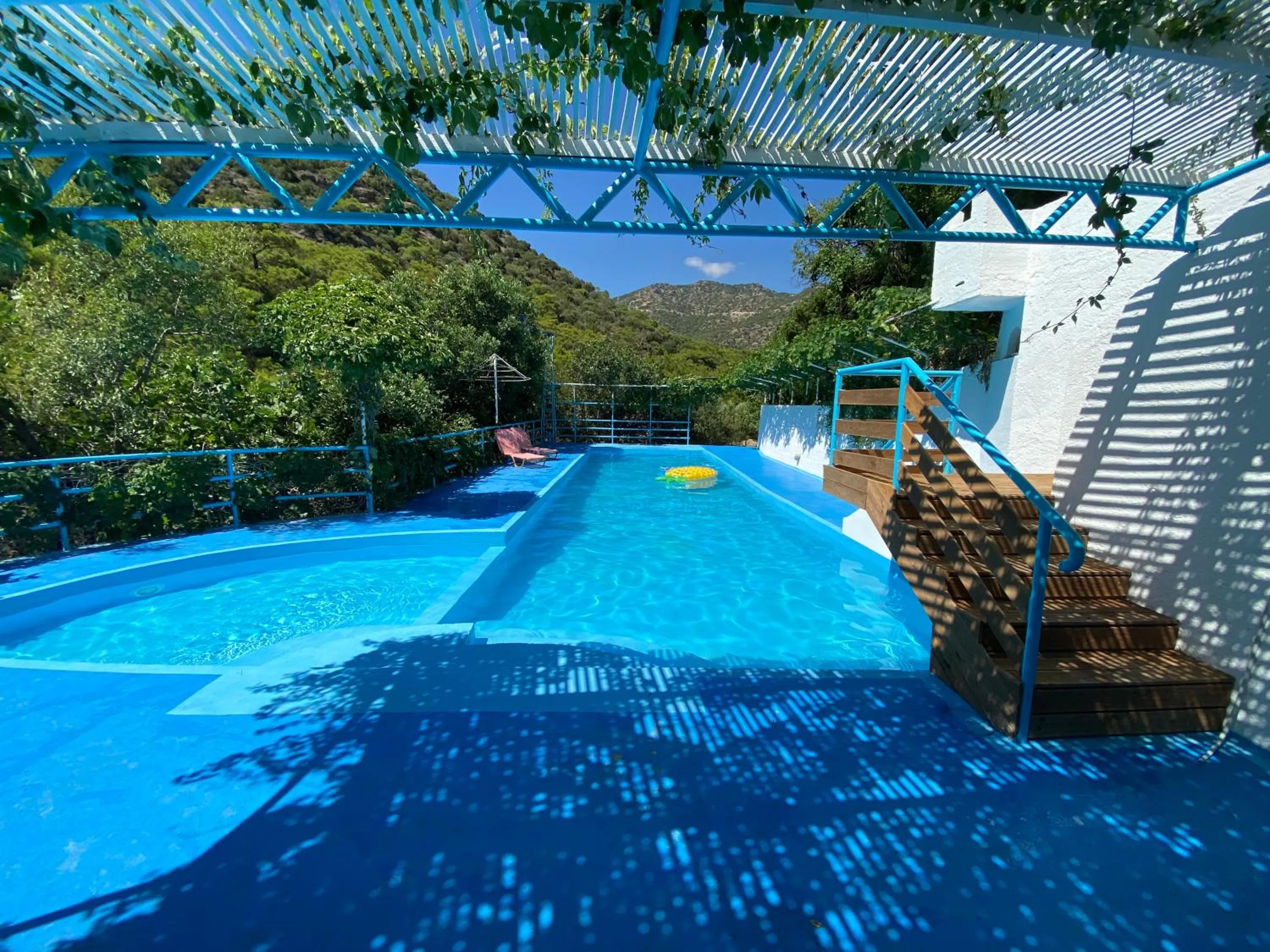 Swimming pool in Oleander's Garden Traditional Cretan Cottage